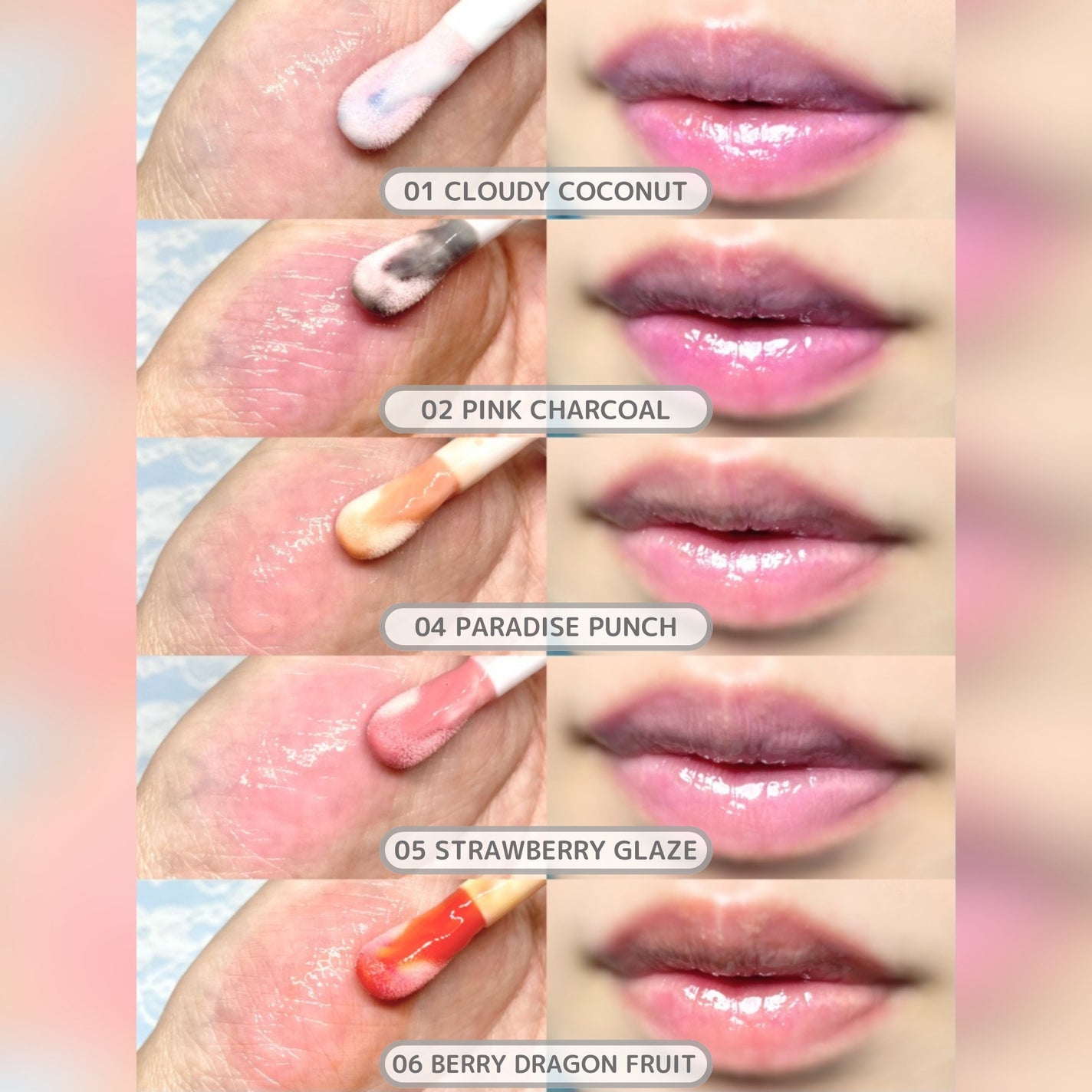 BabyBright ヘルシースムージーリップ/BabyBright/リップグロスを使ったクチコミ(3枚目)