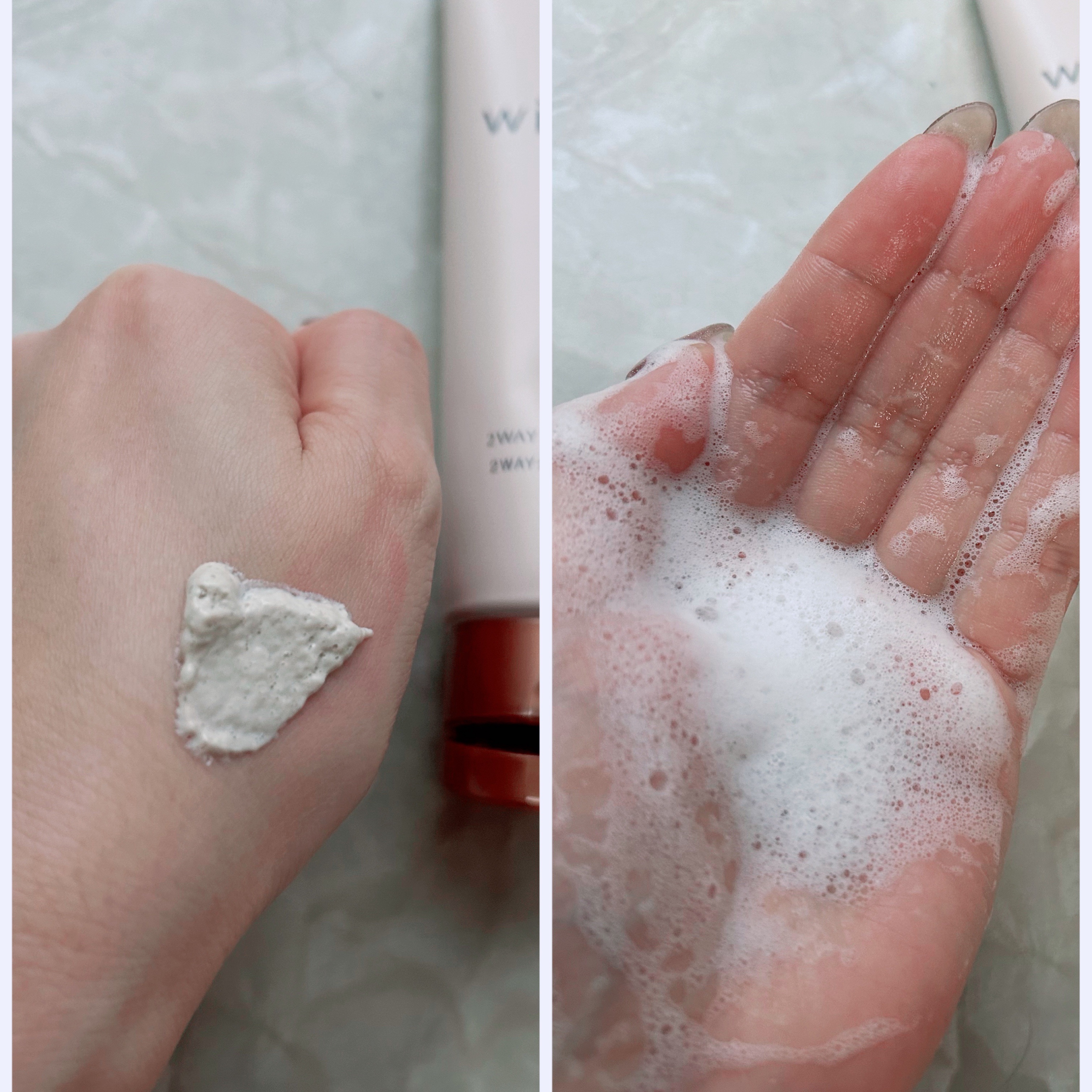 willone ２ＷＡＹクリアマスクウォッシュ/クラシエ/その他洗顔料を使ったクチコミ（3枚目）