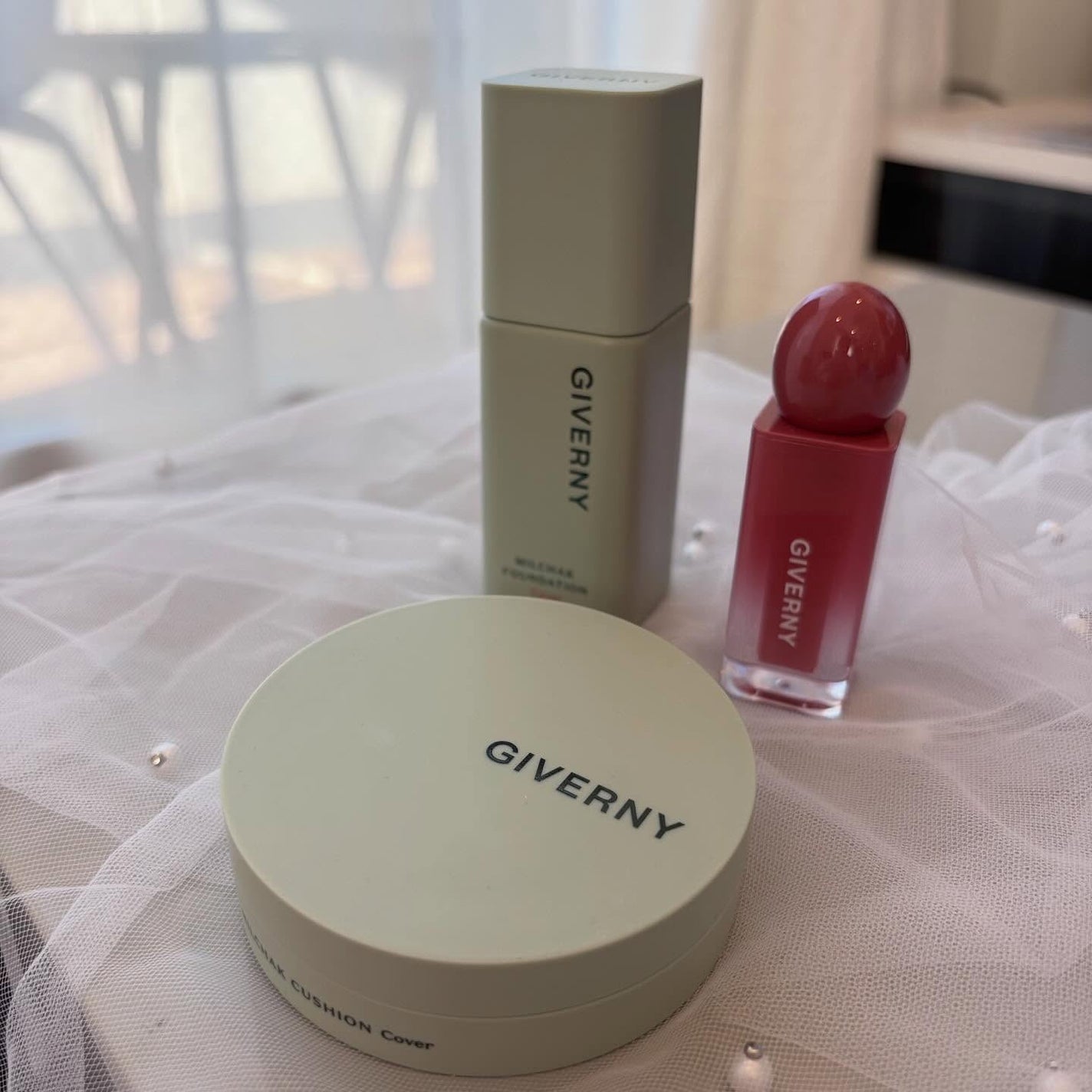 ジヴェルニー 密着カバークッション/GIVERNY/クッションファンデーションを使ったクチコミ(1枚目)