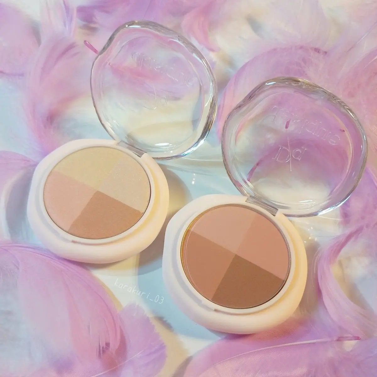 マルチクアッドシャドウ/dasique/パウダーアイシャドウを使ったクチコミ(2枚目)