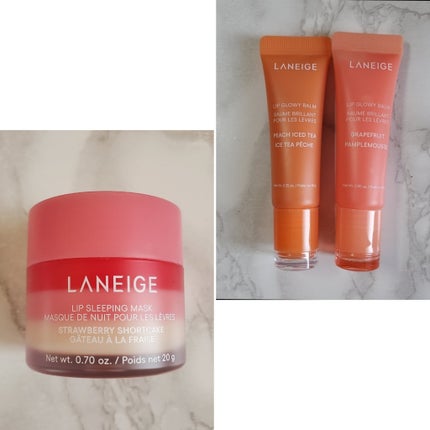 リップグロウィバーム ピーチアイスティー/LANEIGE/リップバームを使ったクチコミ(2枚目)