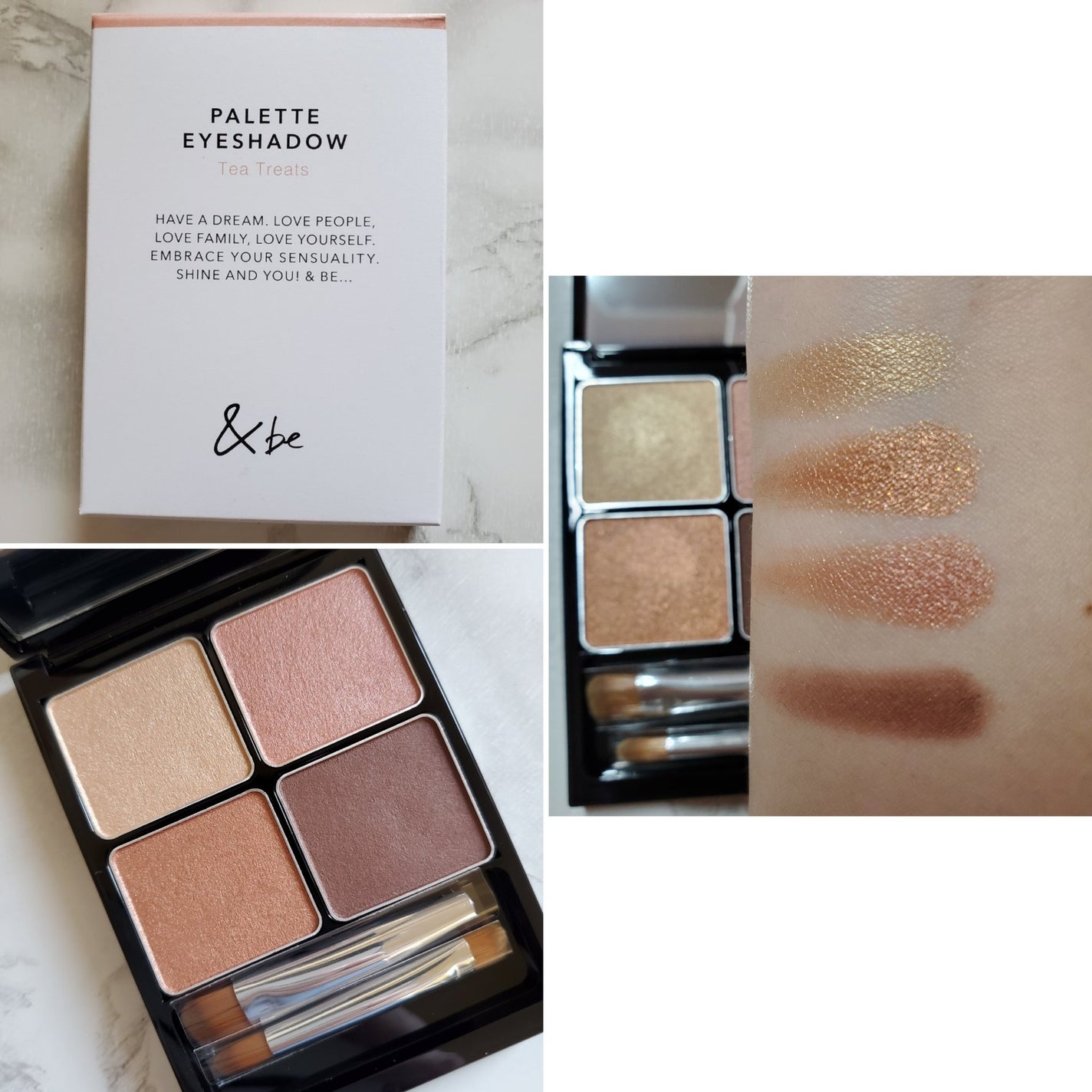 &be パレットアイシャドウ/&be/アイシャドウパレットを使ったクチコミ(3枚目)