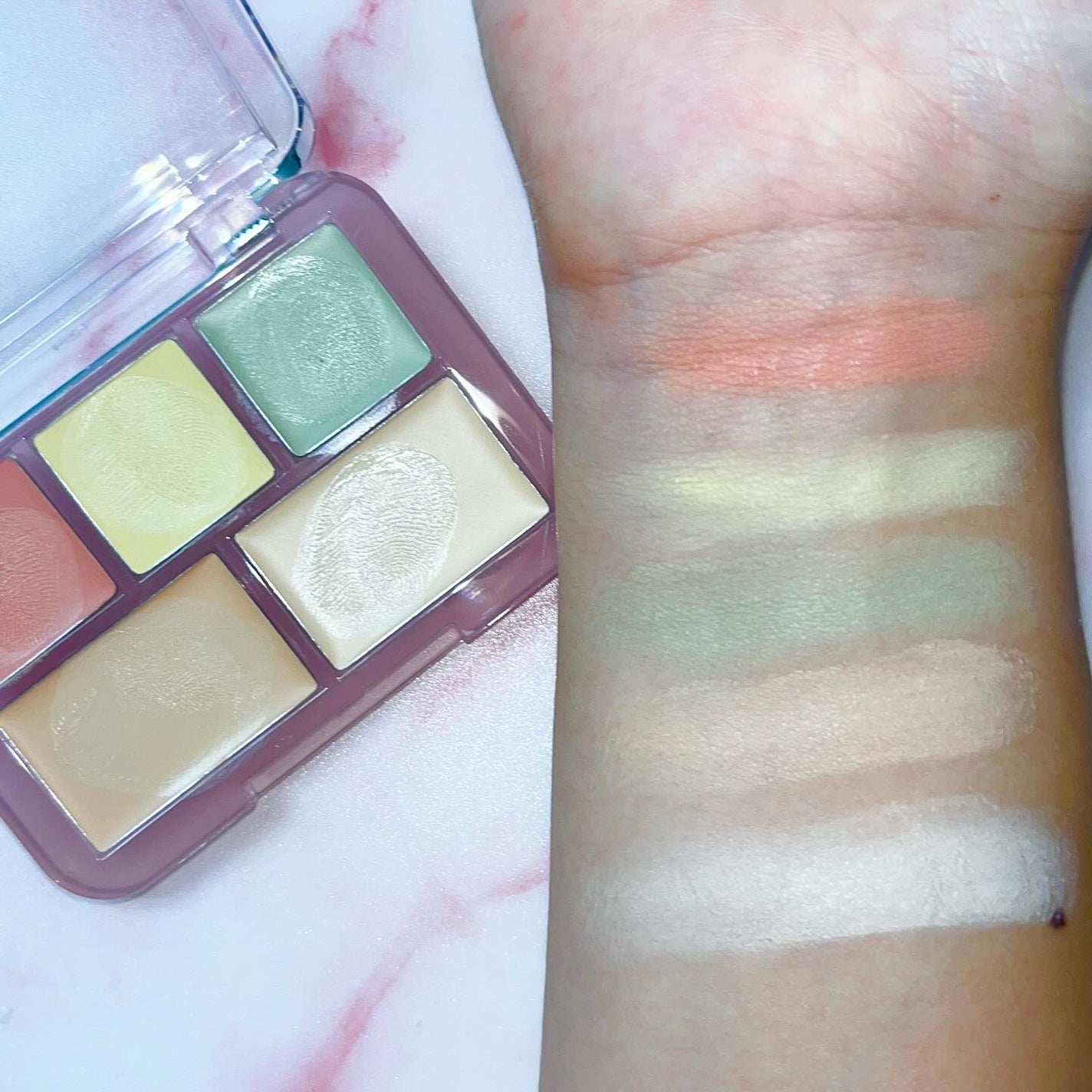 コンシールブレンダーパレット/LUNA/パレットコンシーラーを使ったクチコミ(2枚目)