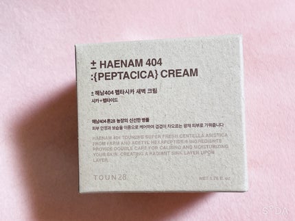 へナム404ペプタシカクリーム/TOUN28/フェイスクリームを使ったクチコミ(1枚目)