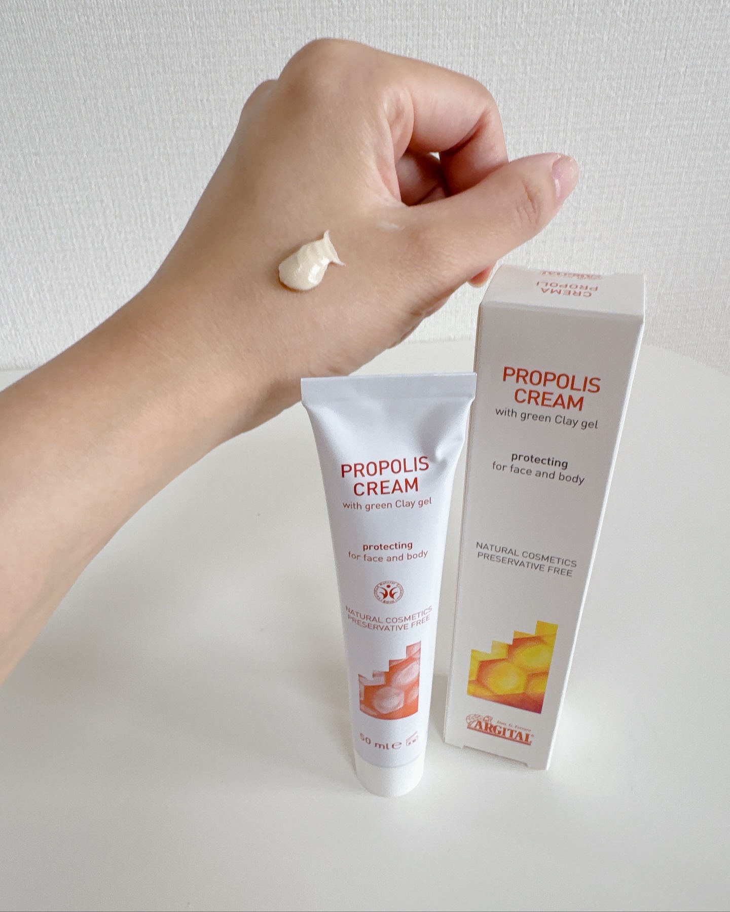 ARGITAL プロテクト プロポリスクリームのクチコミ「#PR @argital_japan より頂きました
item▷#ARGITAL #アルジタル.....」（2枚目）