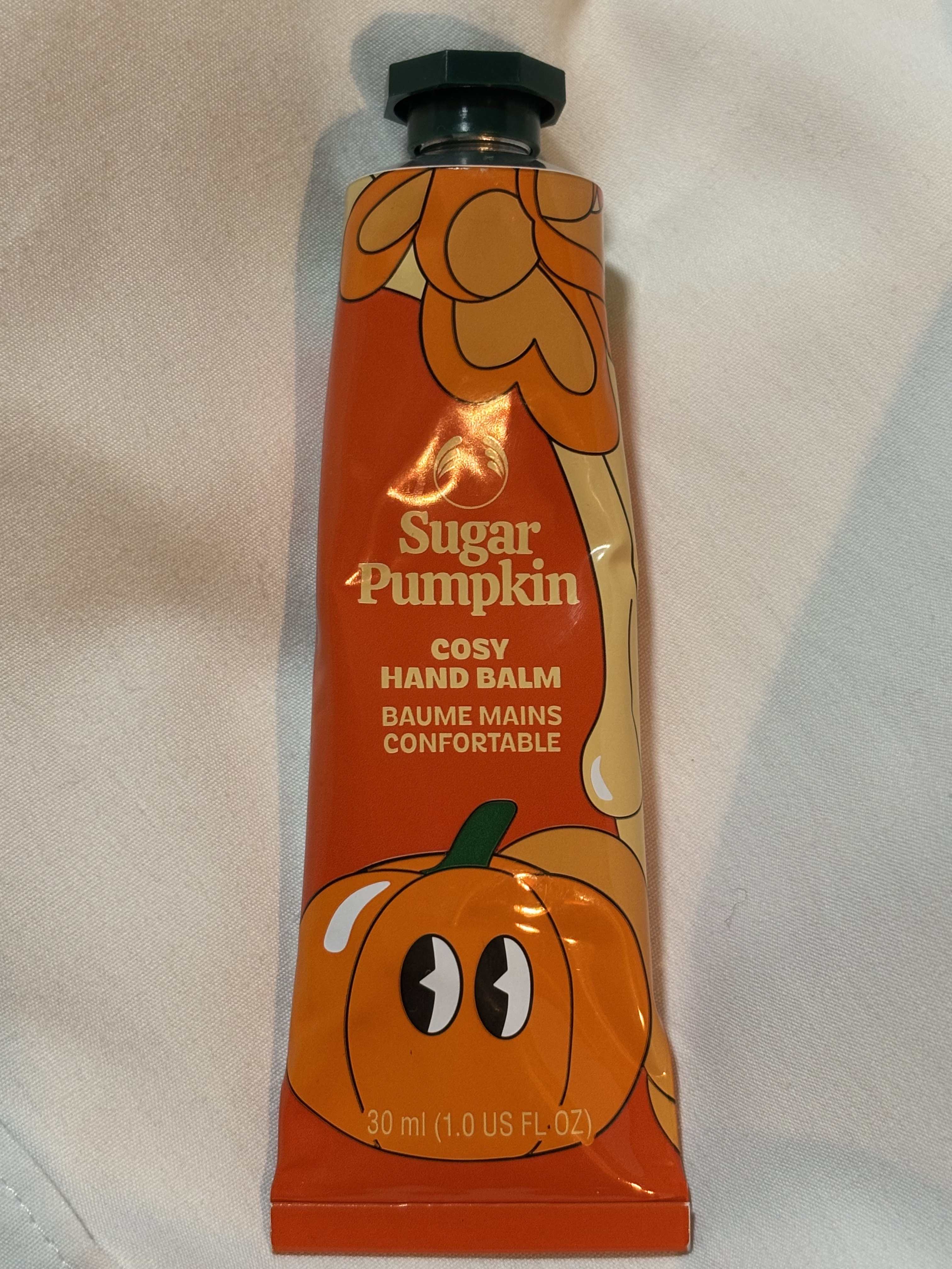 ハンドバーム シュガーパンプキン/THE BODY SHOP/ハンドクリームを使ったクチコミ（1枚目）