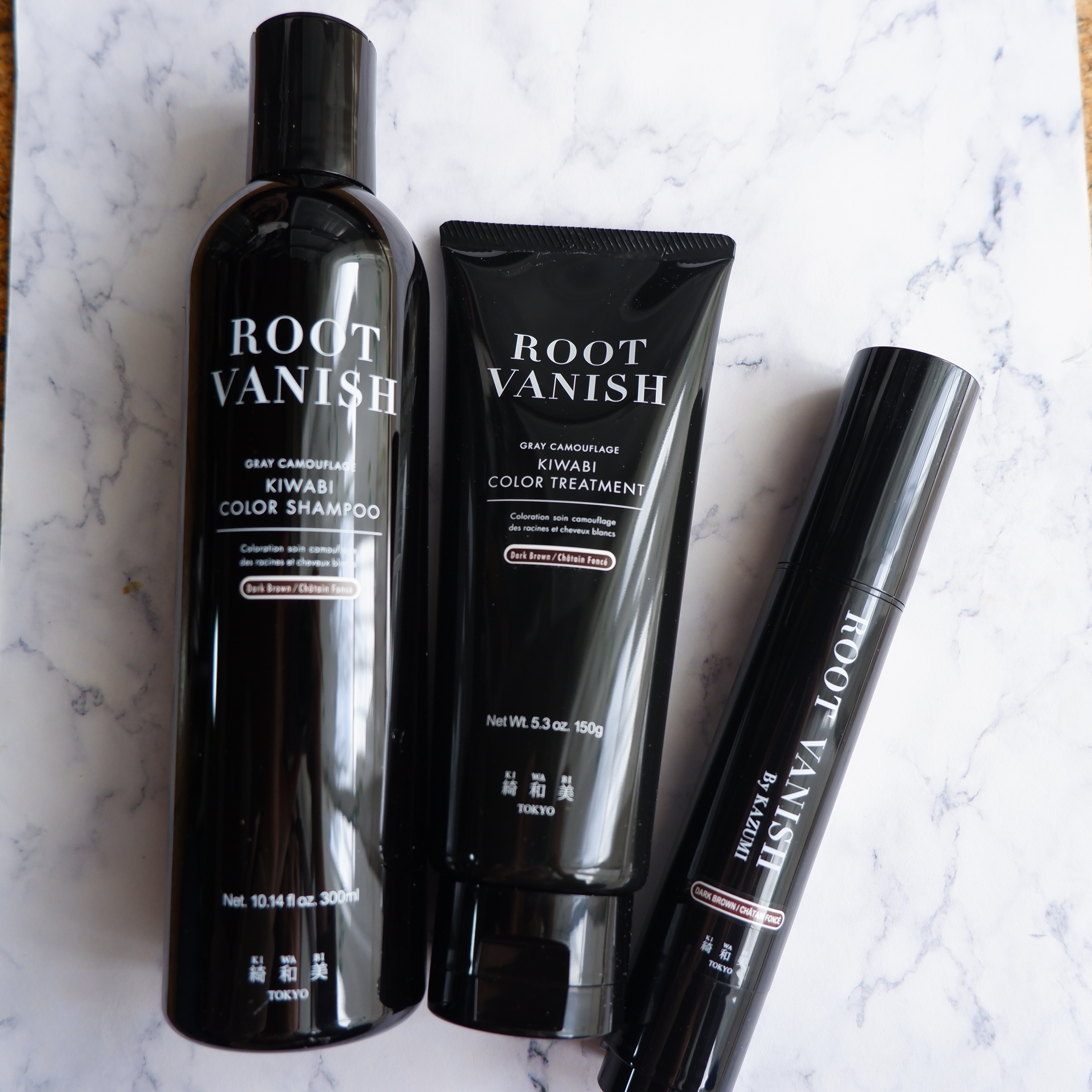 ROOT VANISH 白髪染めカラーシャンプー/ トリートメント/綺和美/市販シャンプーを使ったクチコミ（1枚目）