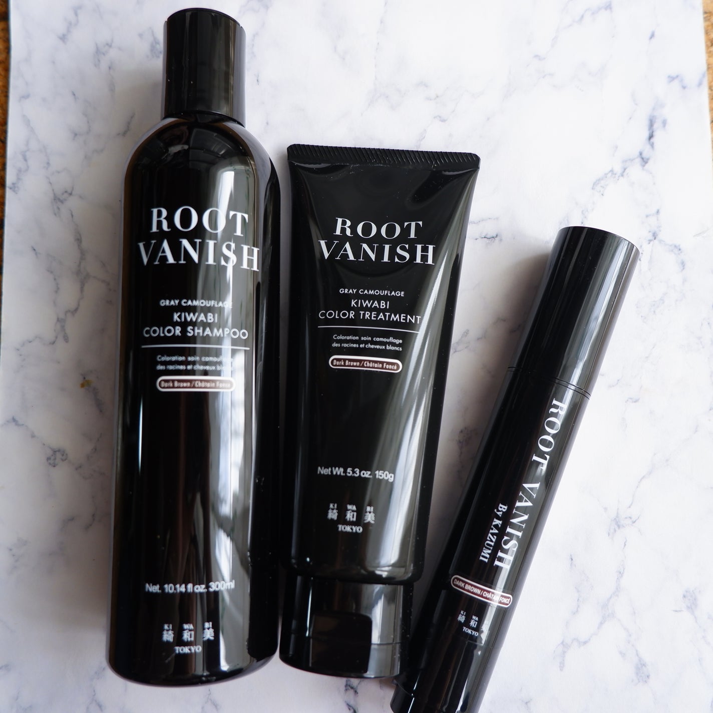 ROOT VANISH 白髪染めカラーシャンプー/ トリートメント/綺和美/市販シャンプーを使ったクチコミ(1枚目)