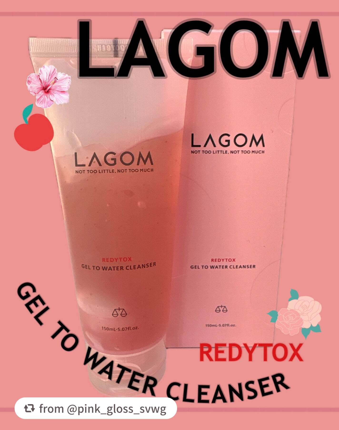 レディートックス ジェルトゥウォーター クレンザー(洗顔料)/LAGOM /洗顔フォームを使ったクチコミ(1枚目)