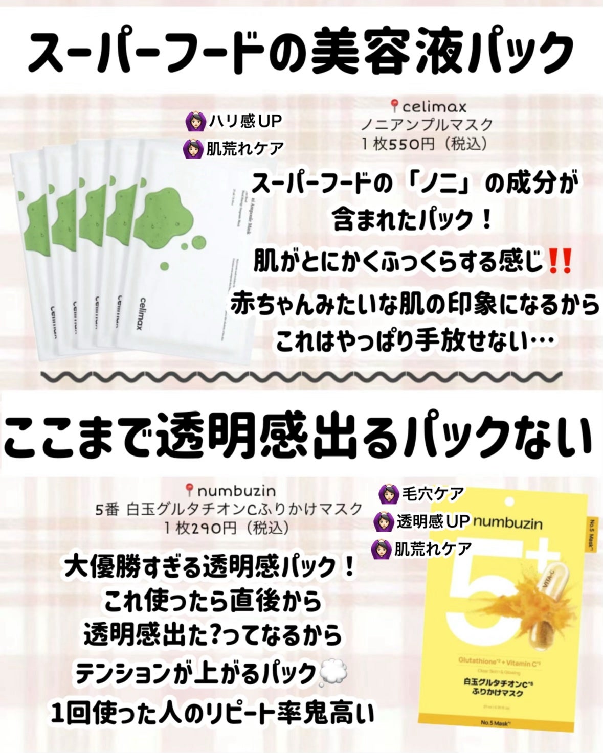 ノニアンプルマスク/celimax/シートマスク・パックを使ったクチコミ(6枚目)