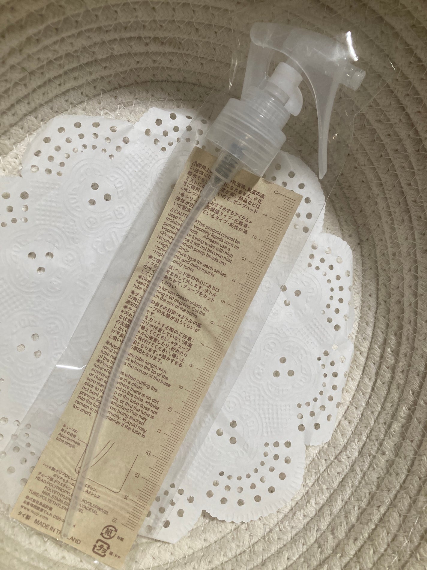 スプレーヘッド・トリガータイプ 化粧水用/無印良品/その他化粧小物を使ったクチコミ(3枚目)