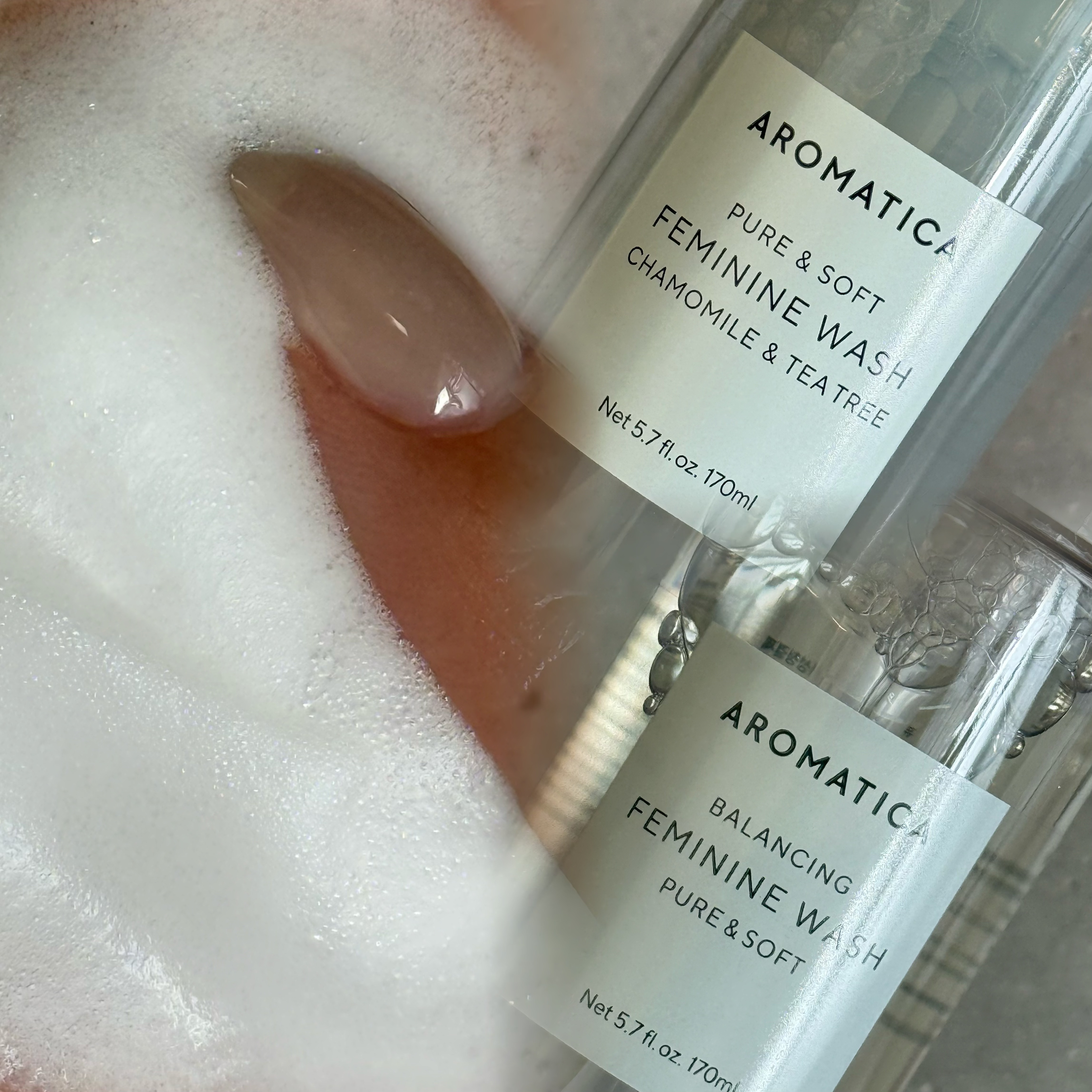 ピュア＆ソフトフェミニンウォッシュ /AROMATICA/デリケートゾーンケアを使ったクチコミ（2枚目）