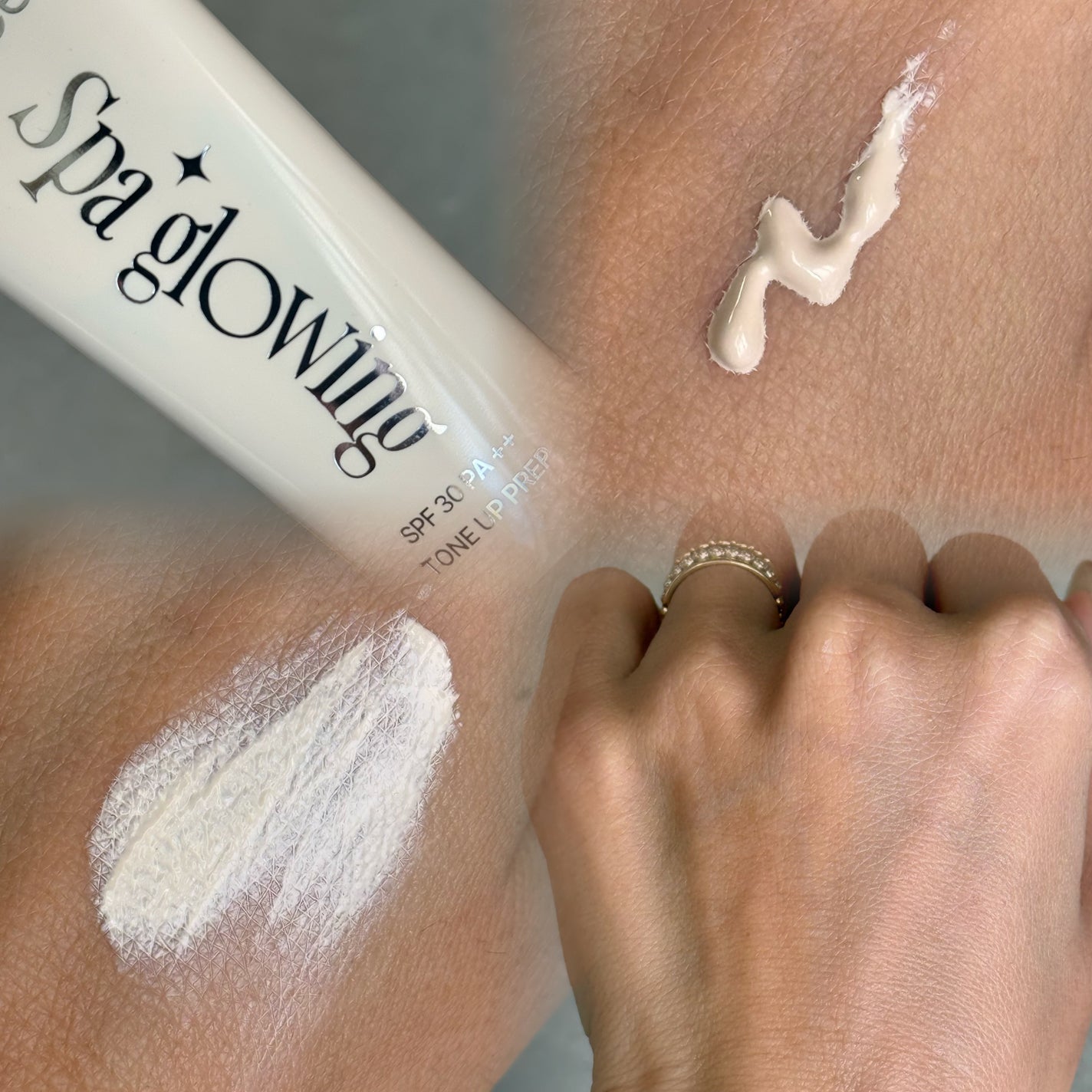 スパグロウUVトーンアップベース/fwee/化粧下地を使ったクチコミ(2枚目)