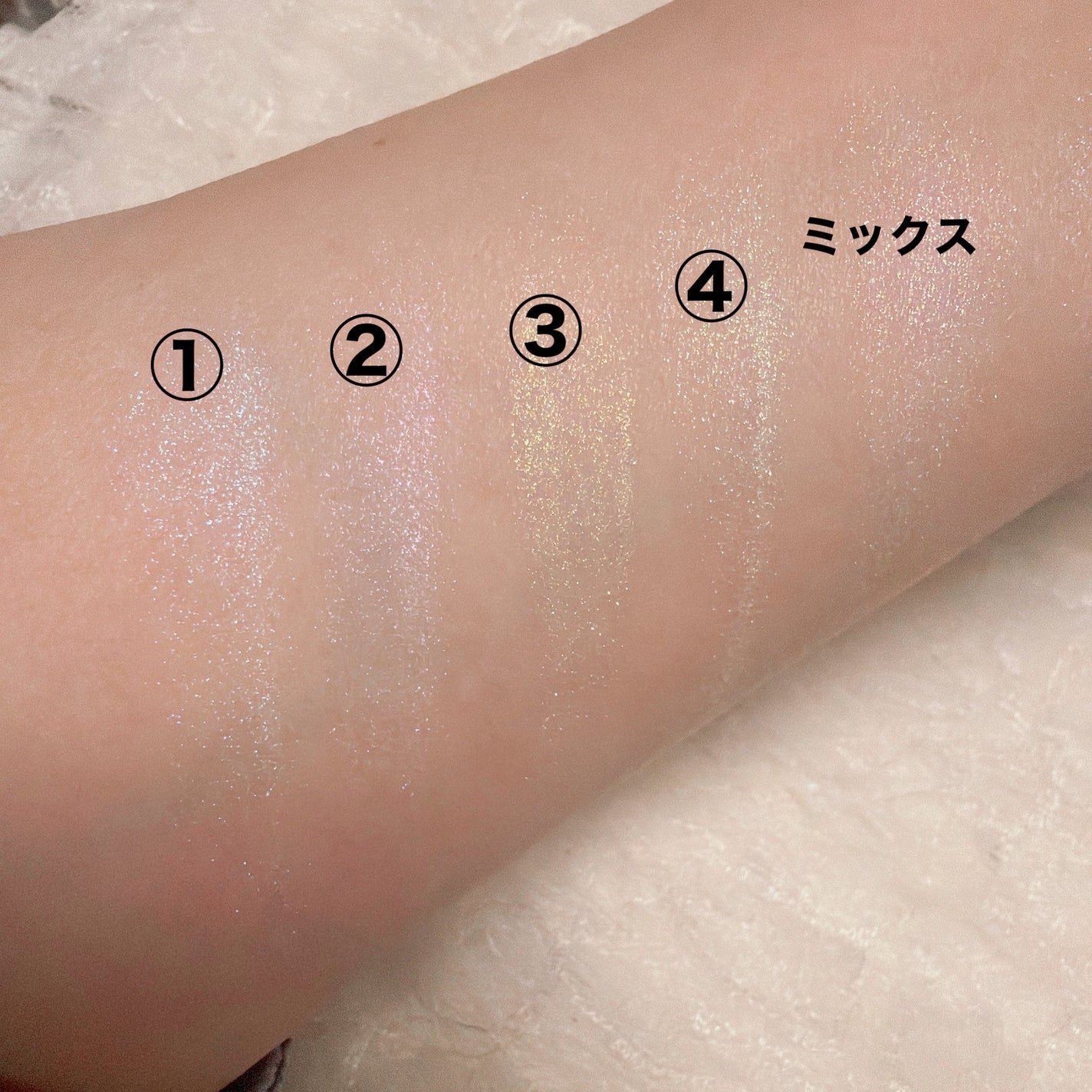 パールグロウハイライト SP3/CEZANNE/ハイライトを使ったクチコミ(4枚目)