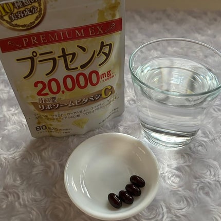 プラセンタ20,000+リポソームビタミンC/マルマン/美容サプリメントを使ったクチコミ(4枚目)