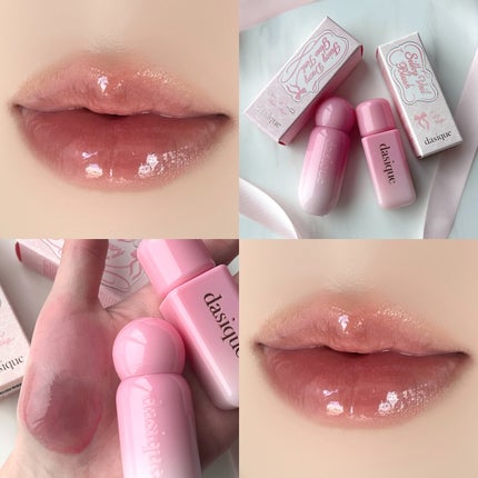 ジューシーデューイグロウティント/dasique/リップティントを使ったクチコミ(4枚目)