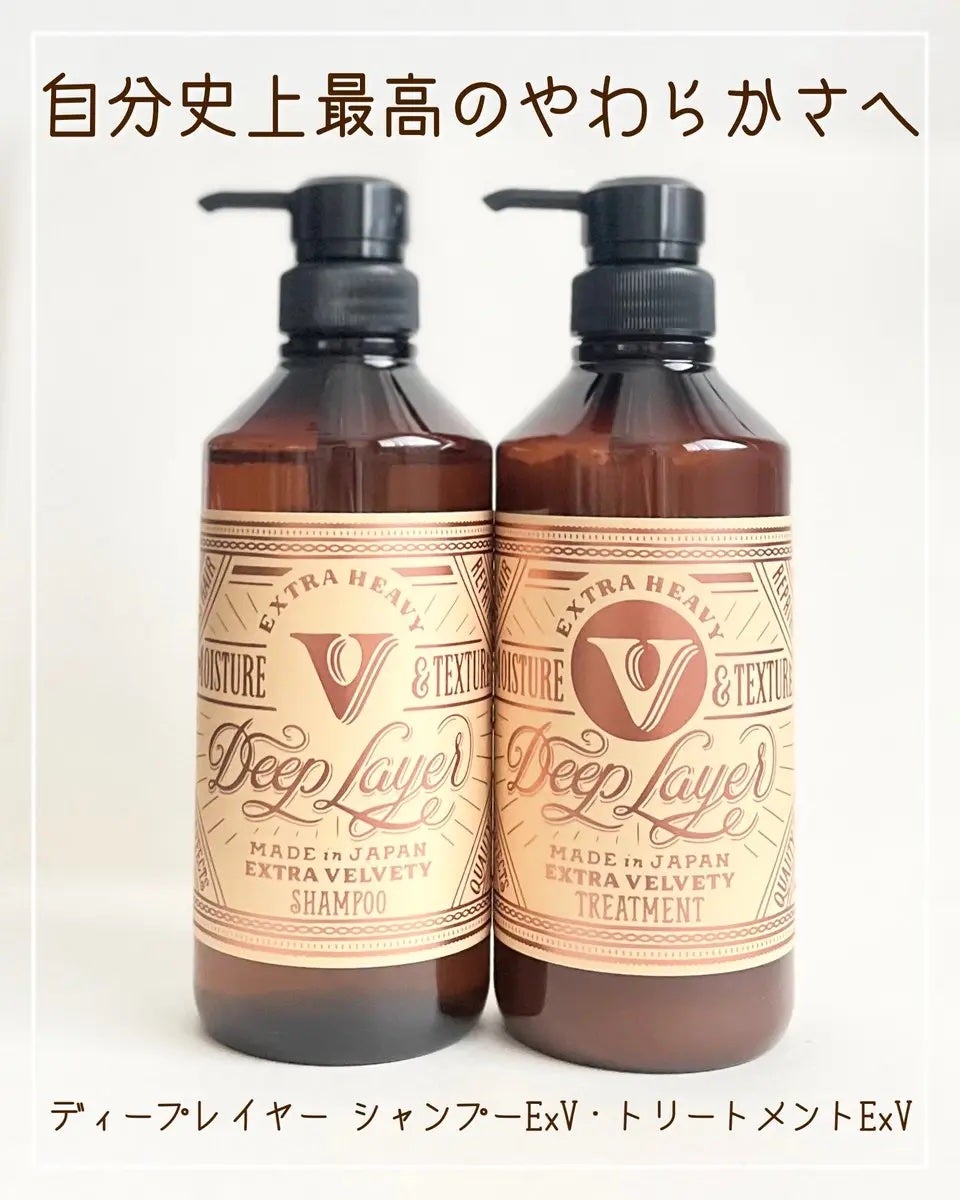 ディープレイヤー シャンプーExV/トリートメントExV 【プロフェッショナルユース】/DeepLayer/サロンシャンプーを使ったクチコミ(1枚目)