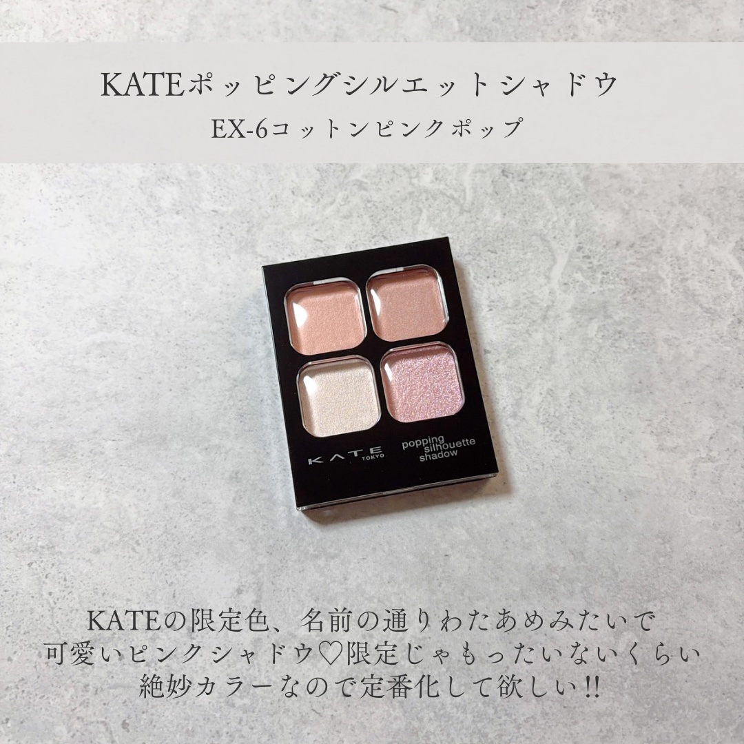 ケイト ポッピングシルエットシャドウ/KATE/アイシャドウパレットを使ったクチコミ（2枚目）