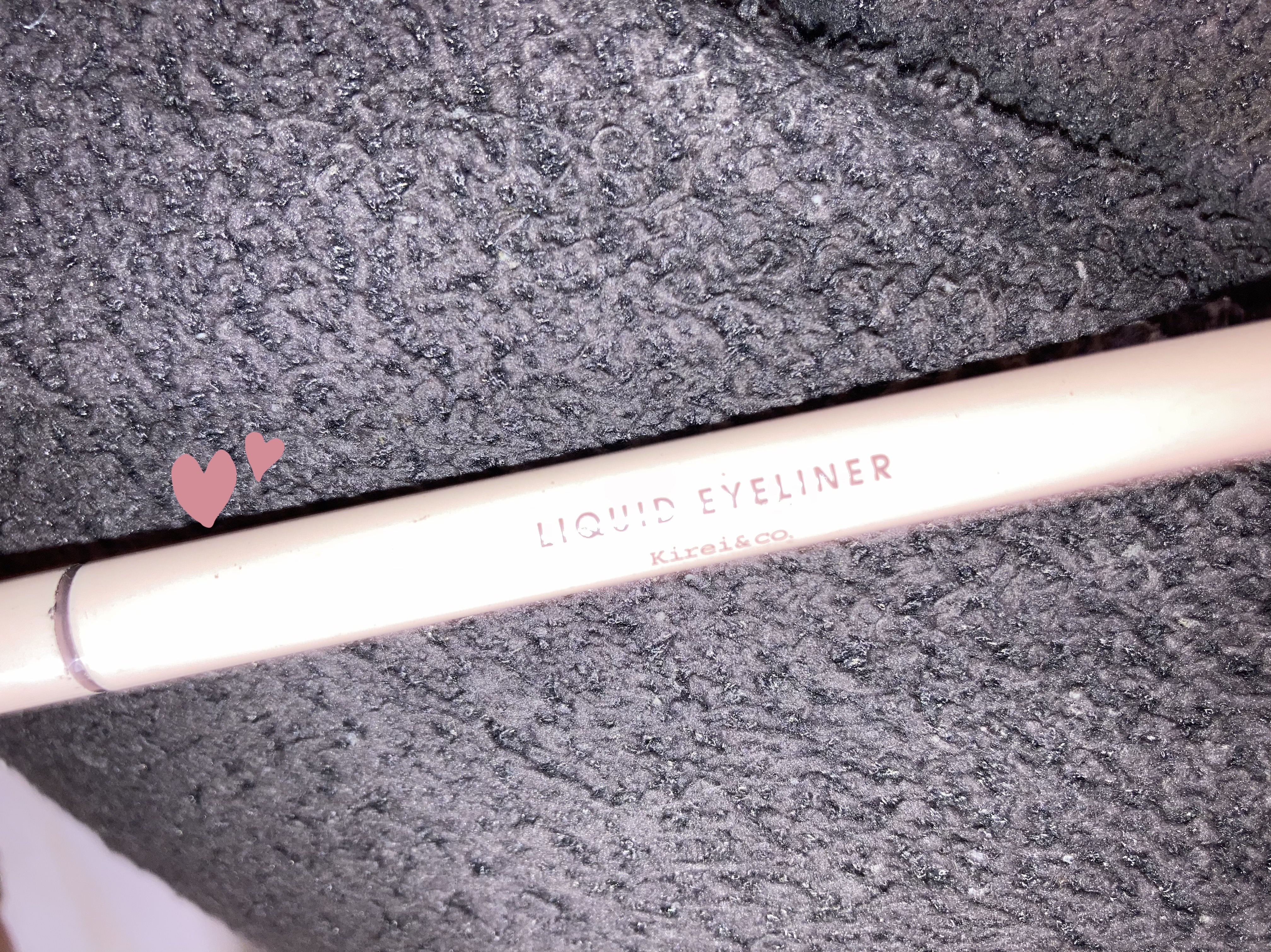Kirei&co. リキッドアイライナーのクチコミ「
柔らかくてスルスルかきやすいし
仕上がりもめちゃくちゃ綺麗だからお気に入り❤️‍🔥

コスパ.....」（1枚目）