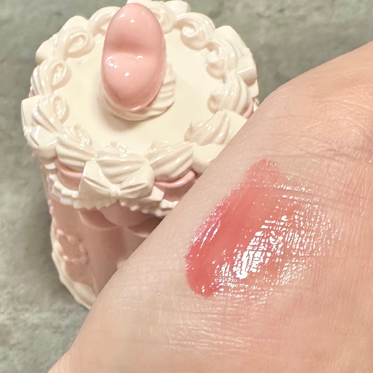 スウィーティーベア コレクション コーティング リップジェリー/FlowerKnows/口紅を使ったクチコミ(4枚目)