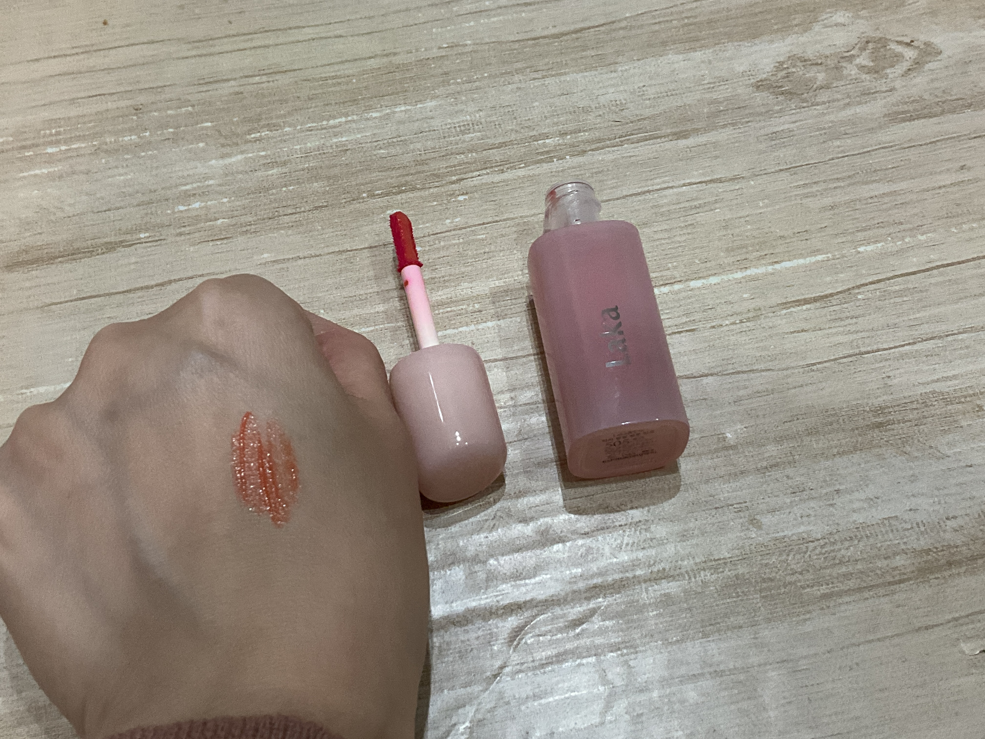 ポッピングバルーンティント/Laka/リップティントを使ったクチコミ（3枚目）