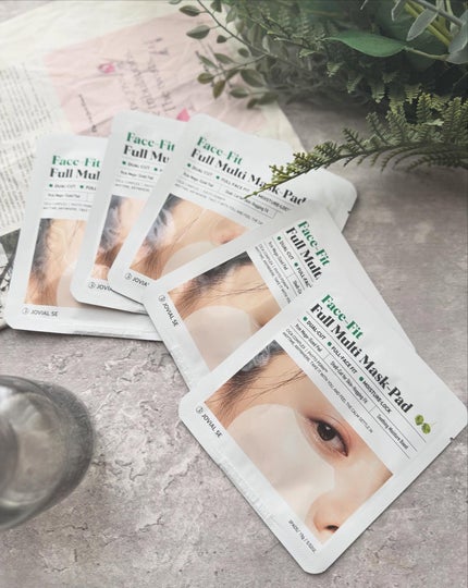 arisya08 on LIPS 「jovialフェイスフィットマルチマスクパッド🤍大判サイズ(..」(1枚目)