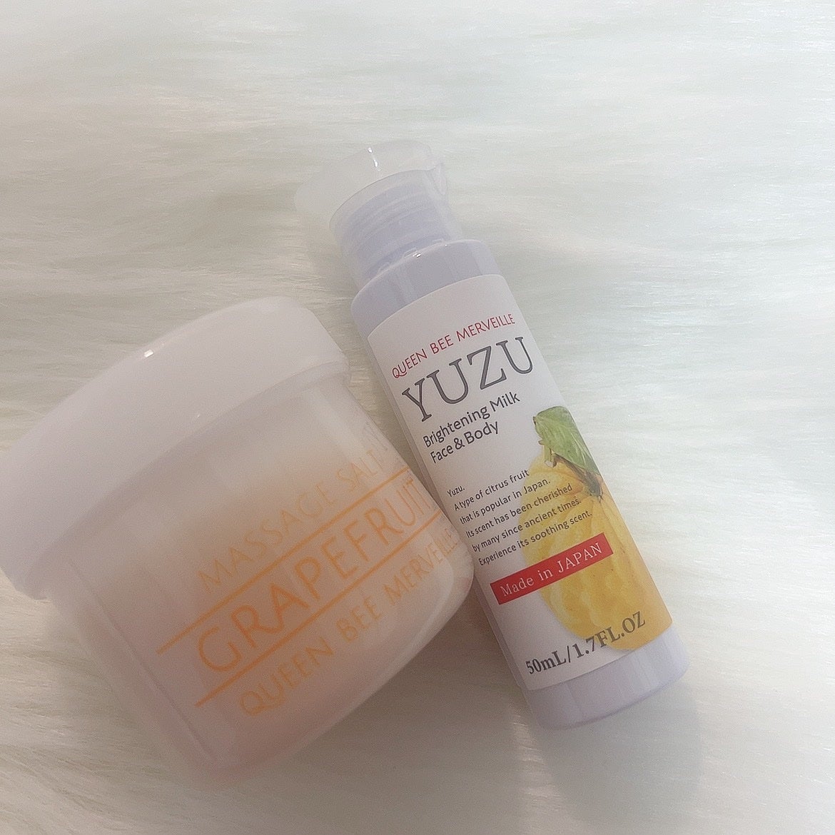 マッサージソルト グレープフルーツ/クインビーメルヴェーユ/ボディスクラブを使ったクチコミ(1枚目)