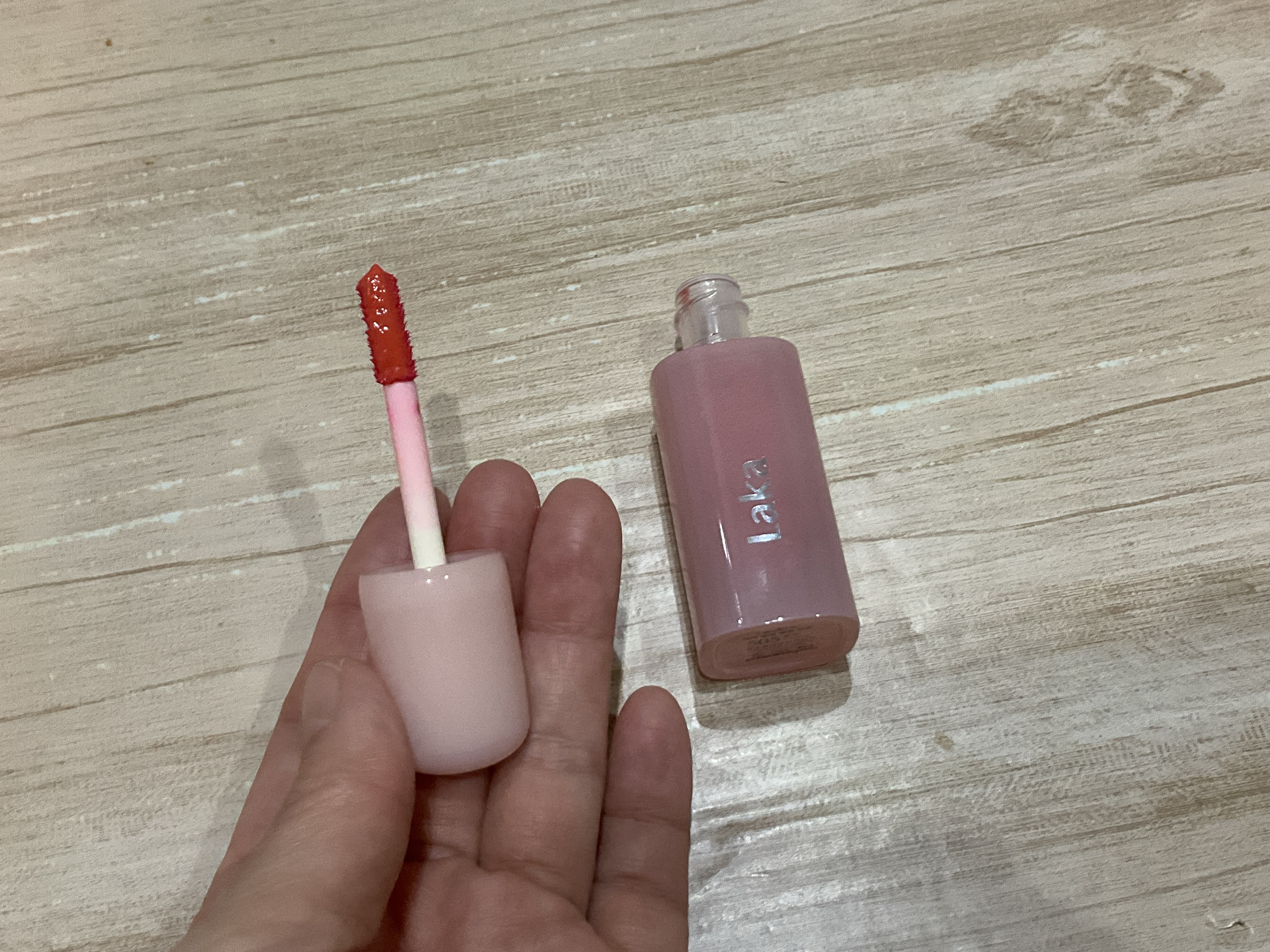 ポッピングバルーンティント/Laka/リップティントを使ったクチコミ（2枚目）