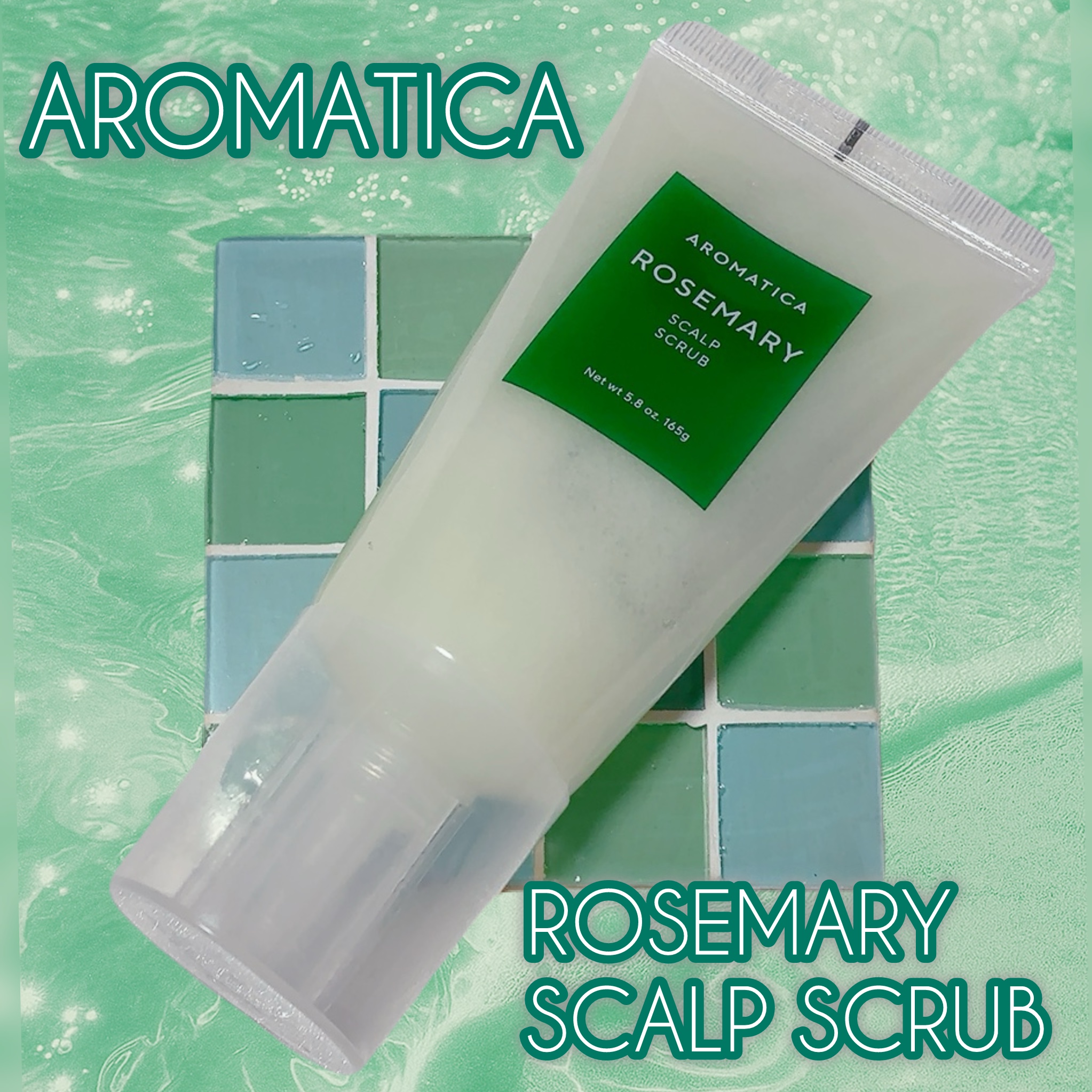 ローズマリー スカルプ スクラブ/AROMATICA/ヘッドスクラブを使ったクチコミ（1枚目）