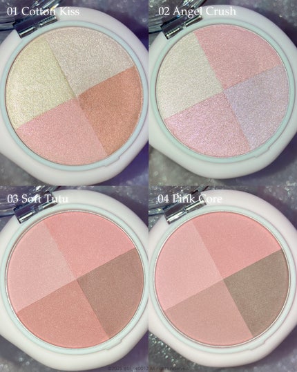 マルチクアッドシャドウ/dasique/パウダーアイシャドウを使ったクチコミ(6枚目)