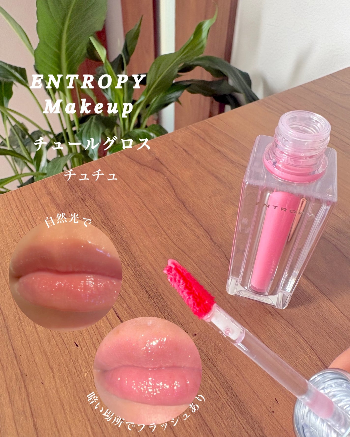 チュールグロス/ENTROPY/リップグロスを使ったクチコミ(5枚目)