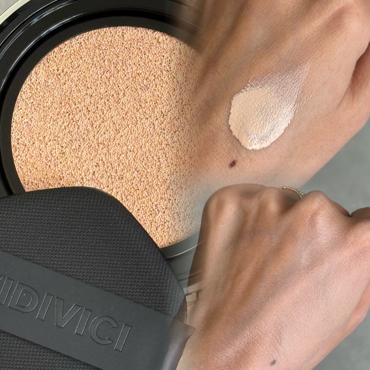 ブラックパーフェクション カバーフィットクッション/VIDIVICI/クッションファンデーションを使ったクチコミ(2枚目)