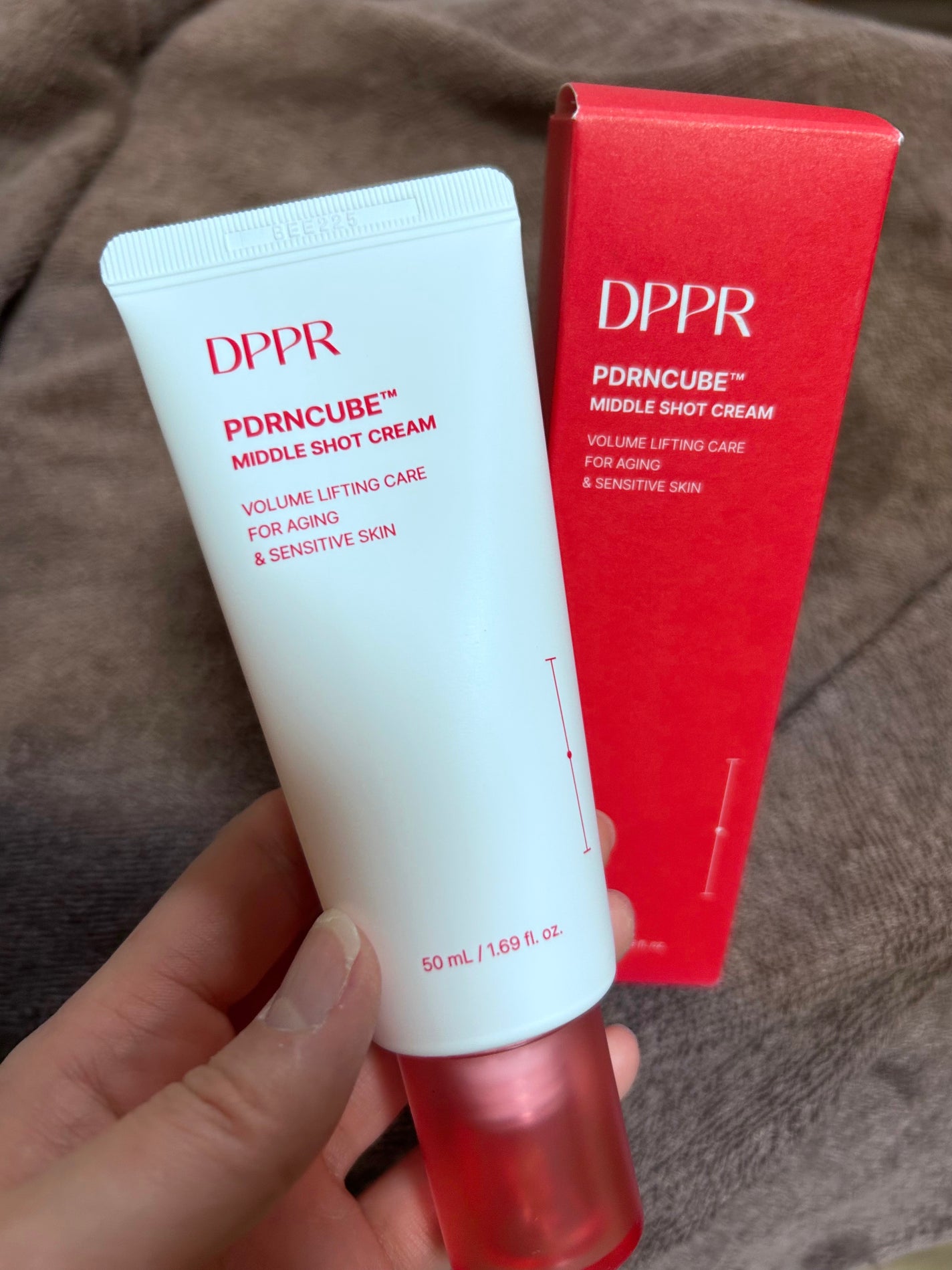 DPPR PDRN CUBE ミドルショットクリーム/DPPR/フェイスクリームを使ったクチコミ(1枚目)