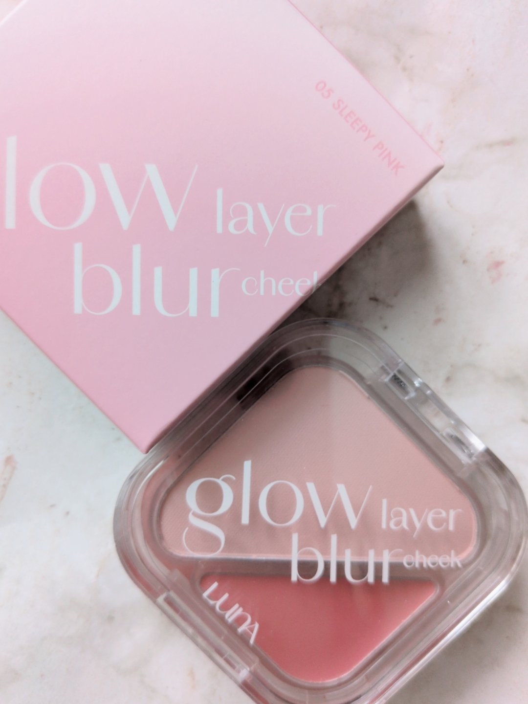 グローレイヤーブラーチーク 05 スリーピーピンク/LUNA/パウダーチークを使ったクチコミ（1枚目）