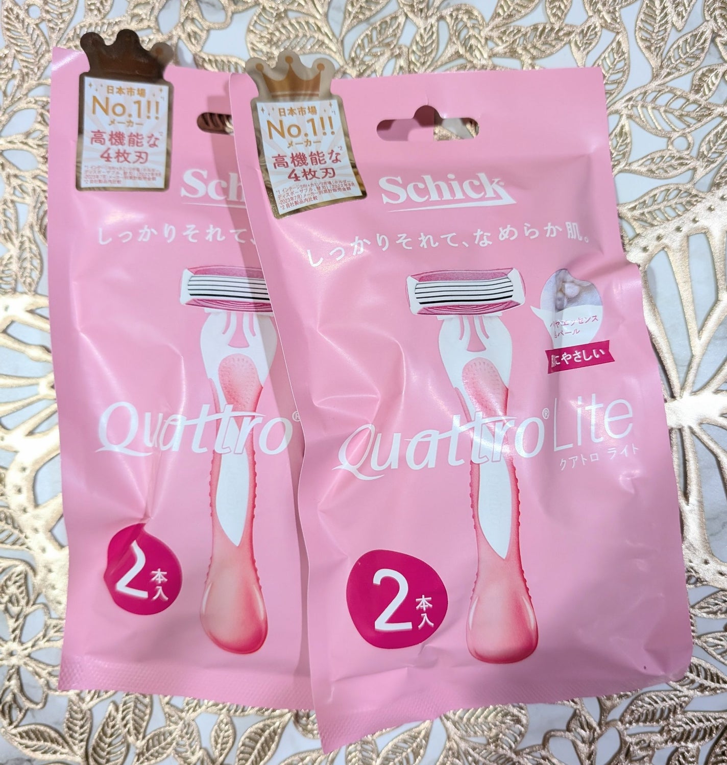 クアトロライト (2本入)/シック/シェーバーを使ったクチコミ(1枚目)