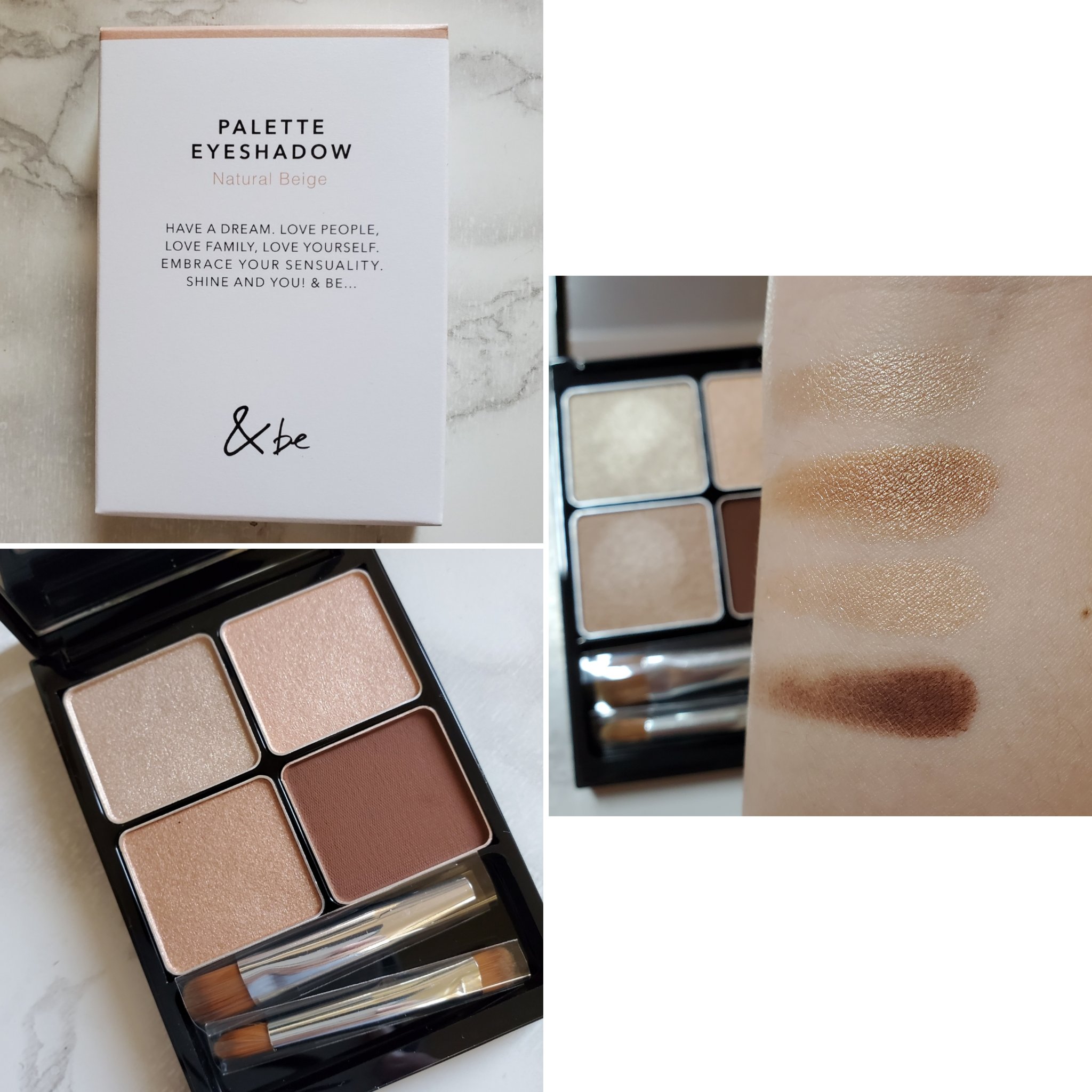 &be パレットアイシャドウ/＆be/アイシャドウパレットを使ったクチコミ（2枚目）