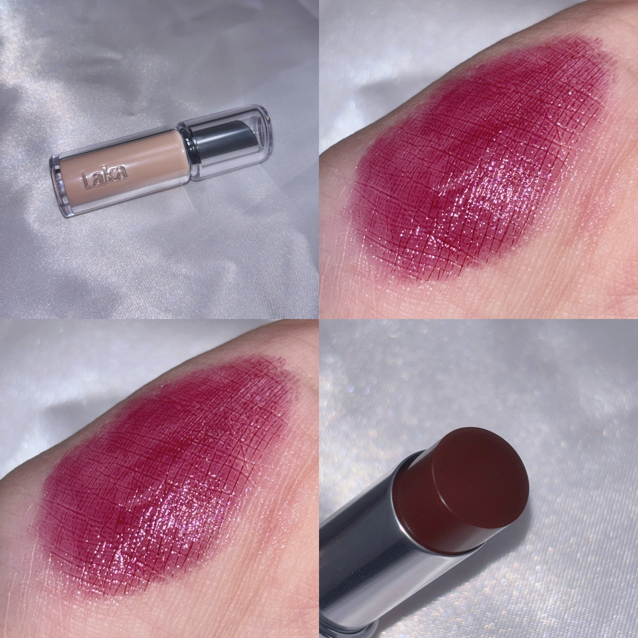 ボンディンググロウリップスティック 216 ウィンター/Laka/口紅を使ったクチコミ（2枚目）
