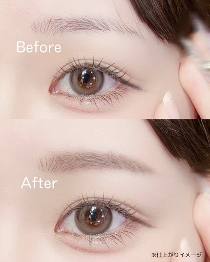 ハンオールブロウカラ/rom&nd/眉マスカラを使ったクチコミ(6枚目)