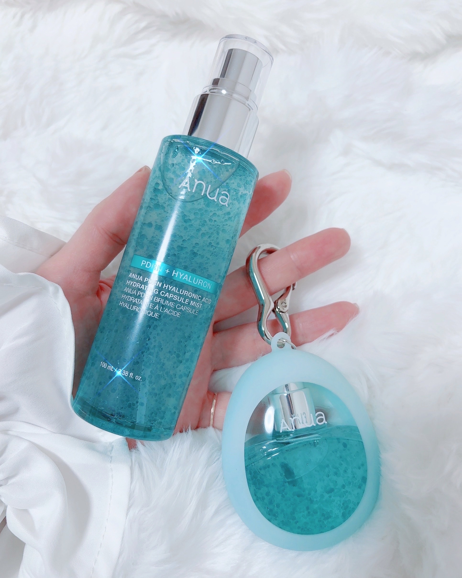 PDRNヒアルロン酸ハイドレイティングミスト/Anua/ミスト状化粧水を使ったクチコミ（1枚目）