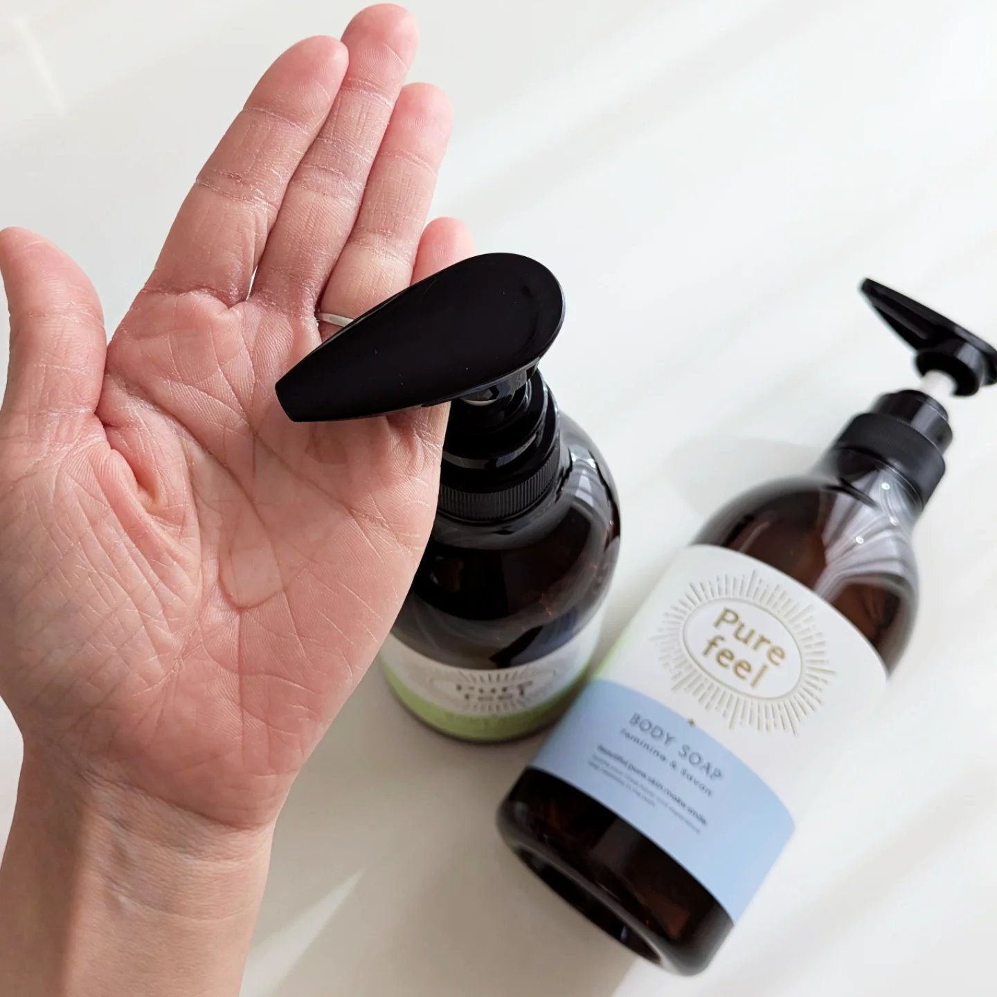 Purefeel ボディソープ グリーン＆ヴァーベナの香り/Purefeel/ボディソープを使ったクチコミ（3枚目）