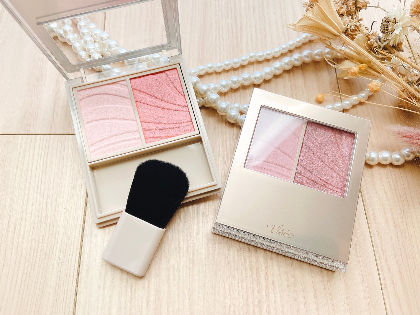 レイヤード フルリ チーク/Visée/パウダーチークを使ったクチコミ(4枚目)