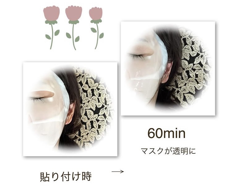 KC SKIN モイストクリアセラムマスク 4枚入り/KC SKIN – Kristen Claire/シートマスク・パックを使ったクチコミ（2枚目）