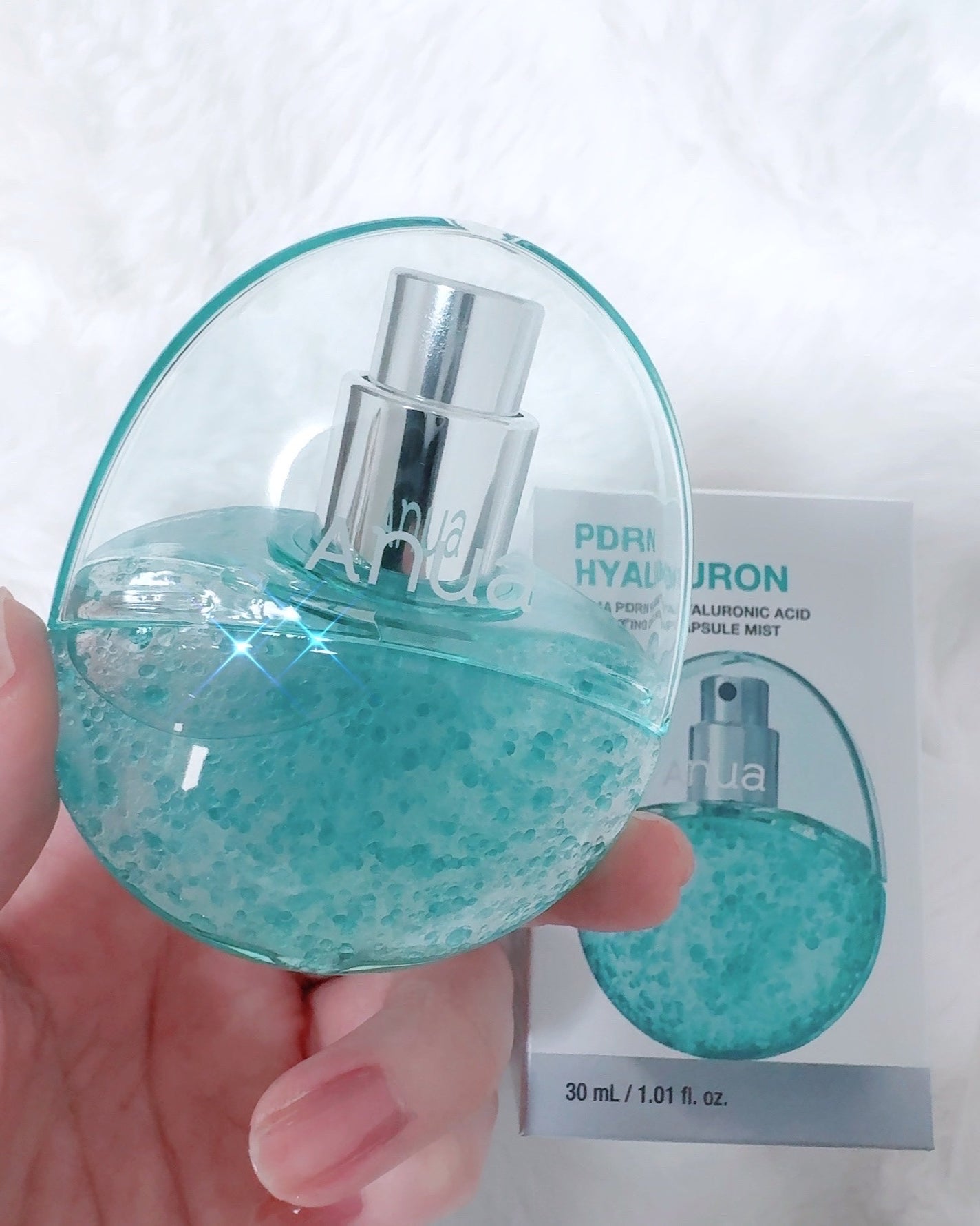 PDRNヒアルロン酸ハイドレイティングミスト/Anua/ミスト状化粧水を使ったクチコミ(2枚目)