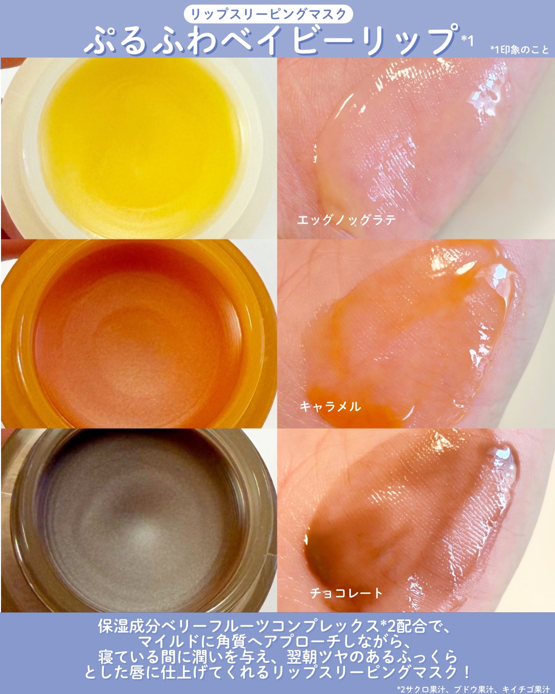 リップスリーピングマスク ミッドナイトミニズ N/LANEIGE/リップケアを使ったクチコミ（3枚目）