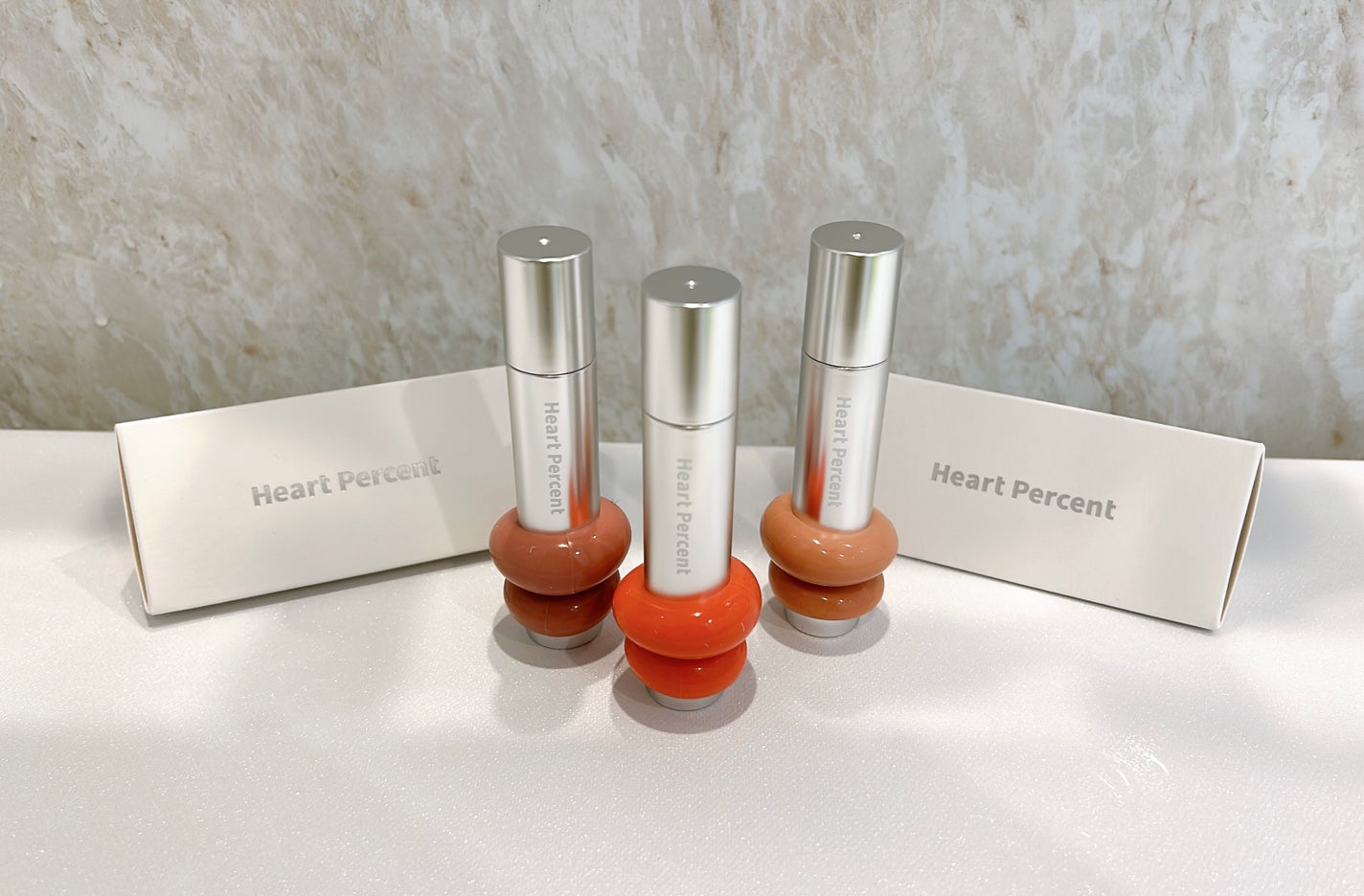 ドットオンムードワンウェイグロイティント/Heart Percent/リップティントを使ったクチコミ(9枚目)