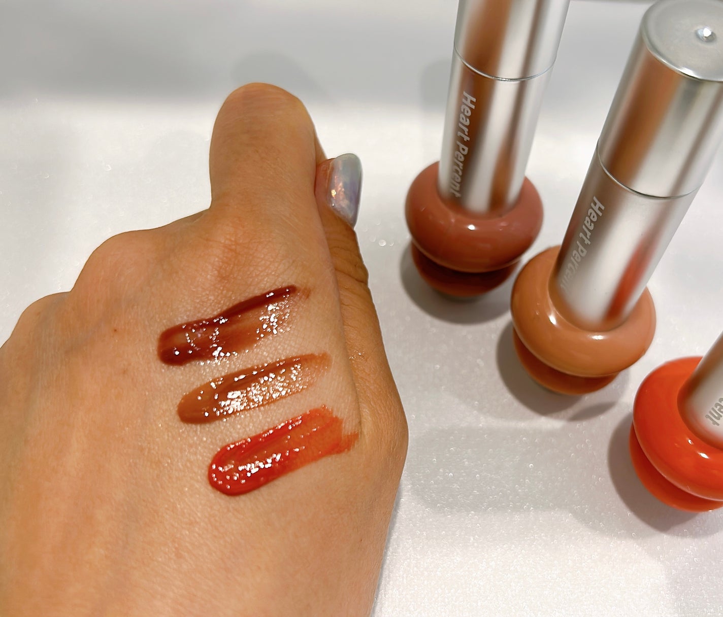 ドットオンムードワンウェイグロイティント/Heart Percent/リップティントを使ったクチコミ(6枚目)