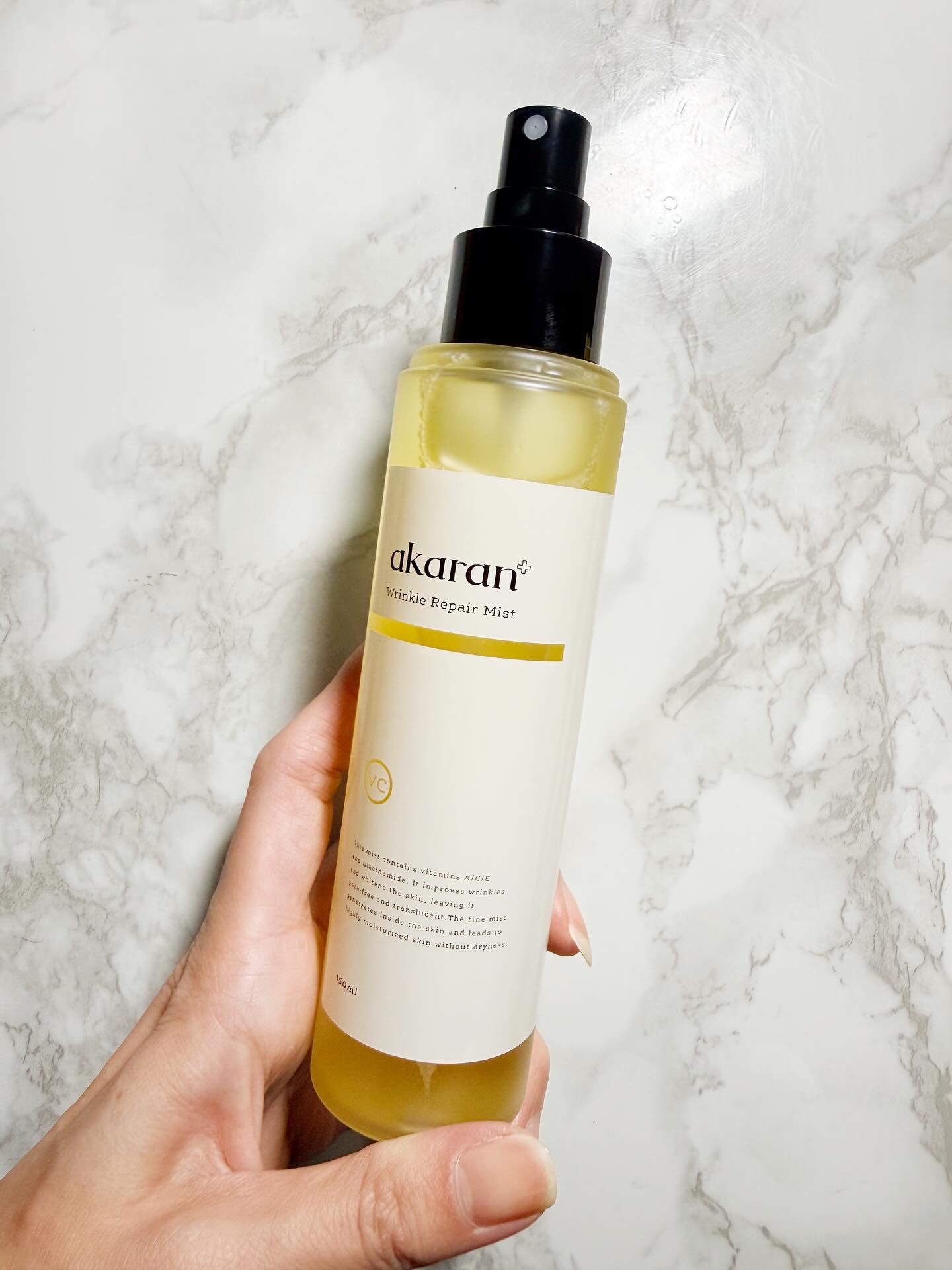 リンクルリペアミスト/akaran+/ミスト状化粧水を使ったクチコミ（3枚目）