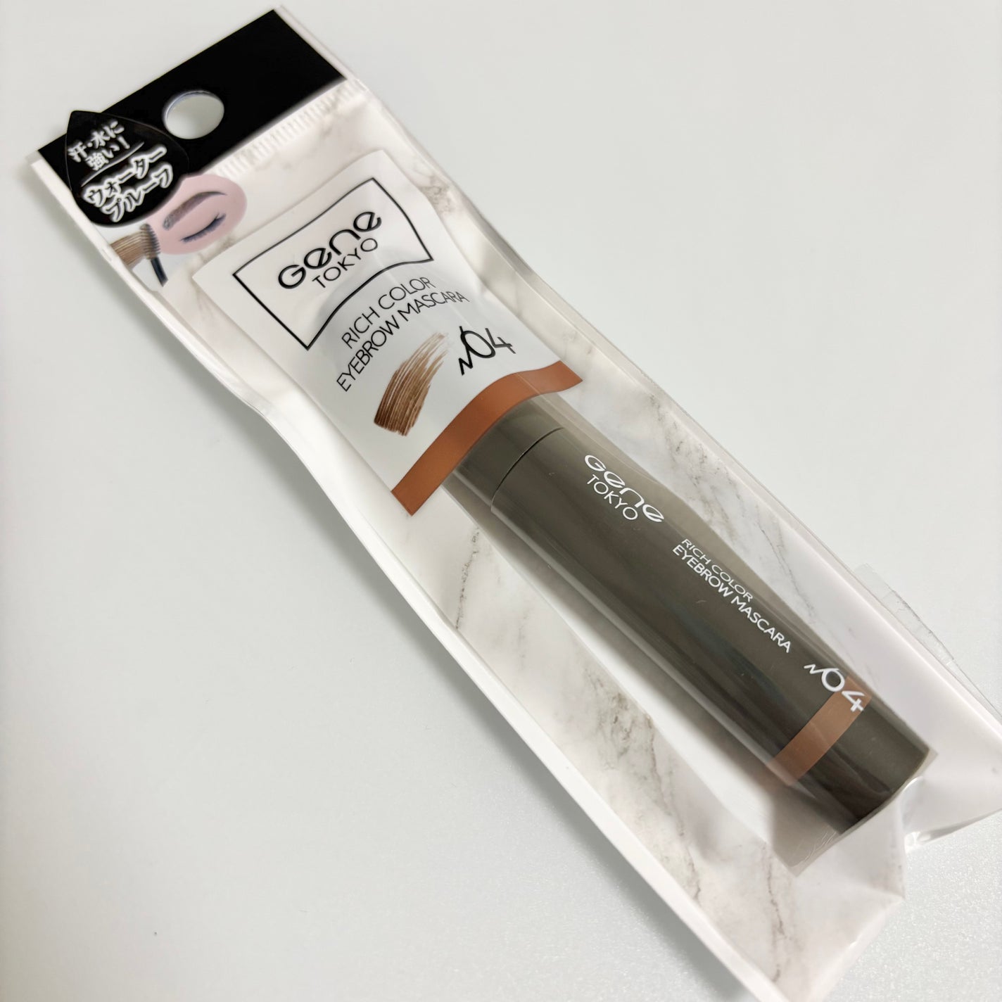 リッチカラー アイブロウマスカラ/GENE TOKYO/眉マスカラを使ったクチコミ(1枚目)