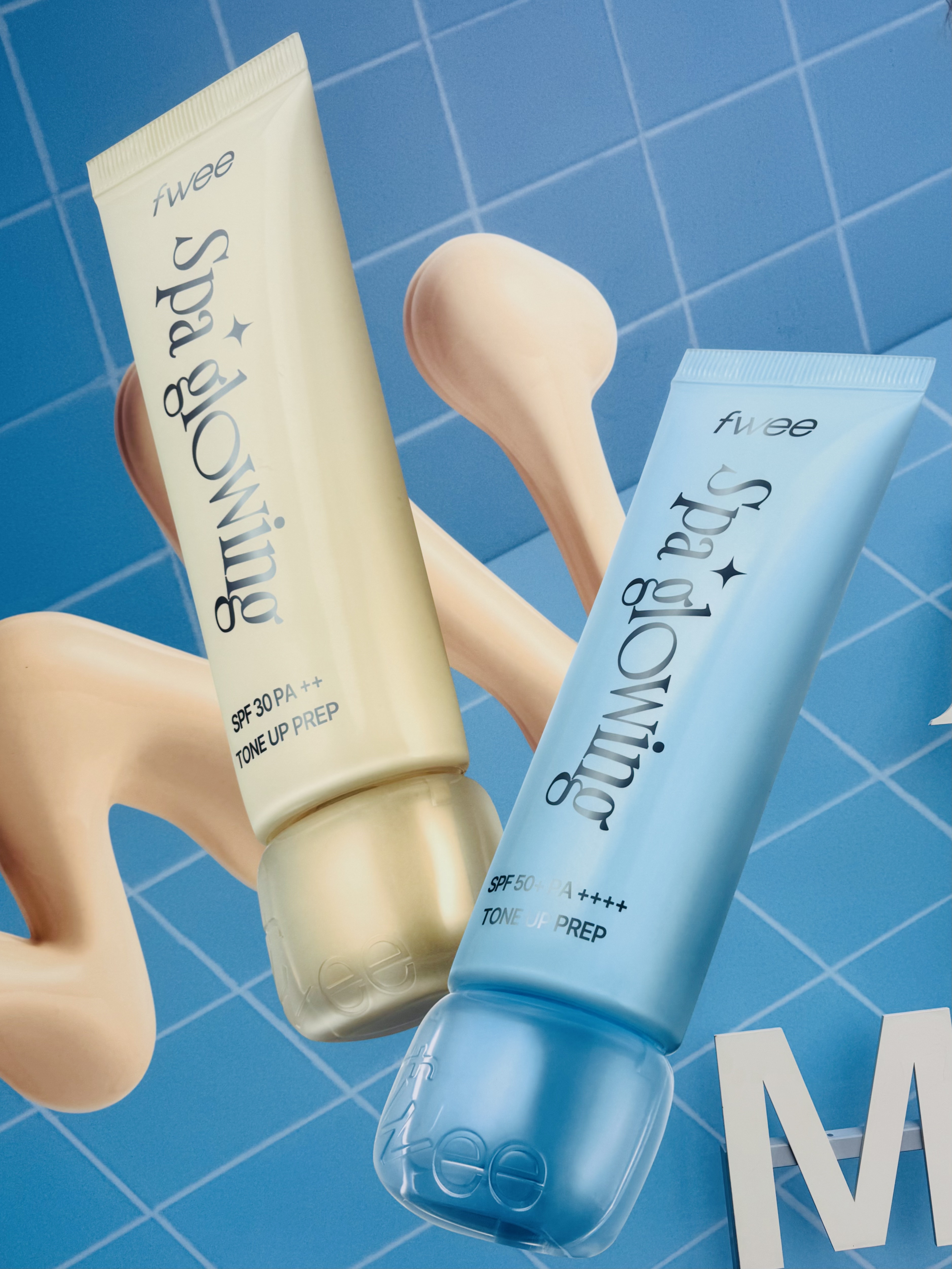 スパグロウUVトーンアップベース/fwee/化粧下地を使ったクチコミ（3枚目）