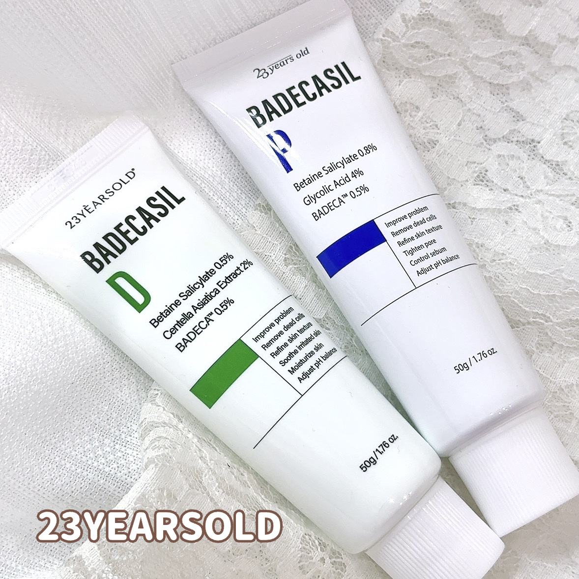 お肌のバリアを守ってカバー✨️☺️

23years old

バデカシルDクリーム/バデカシルPクリーム

バデカシルPクリームは古い角質を落として、敏感なお肌をケア。寝る前のナイトスキンケアで使いたい☺️

ニキビ肌や脂性肌向けのクリー